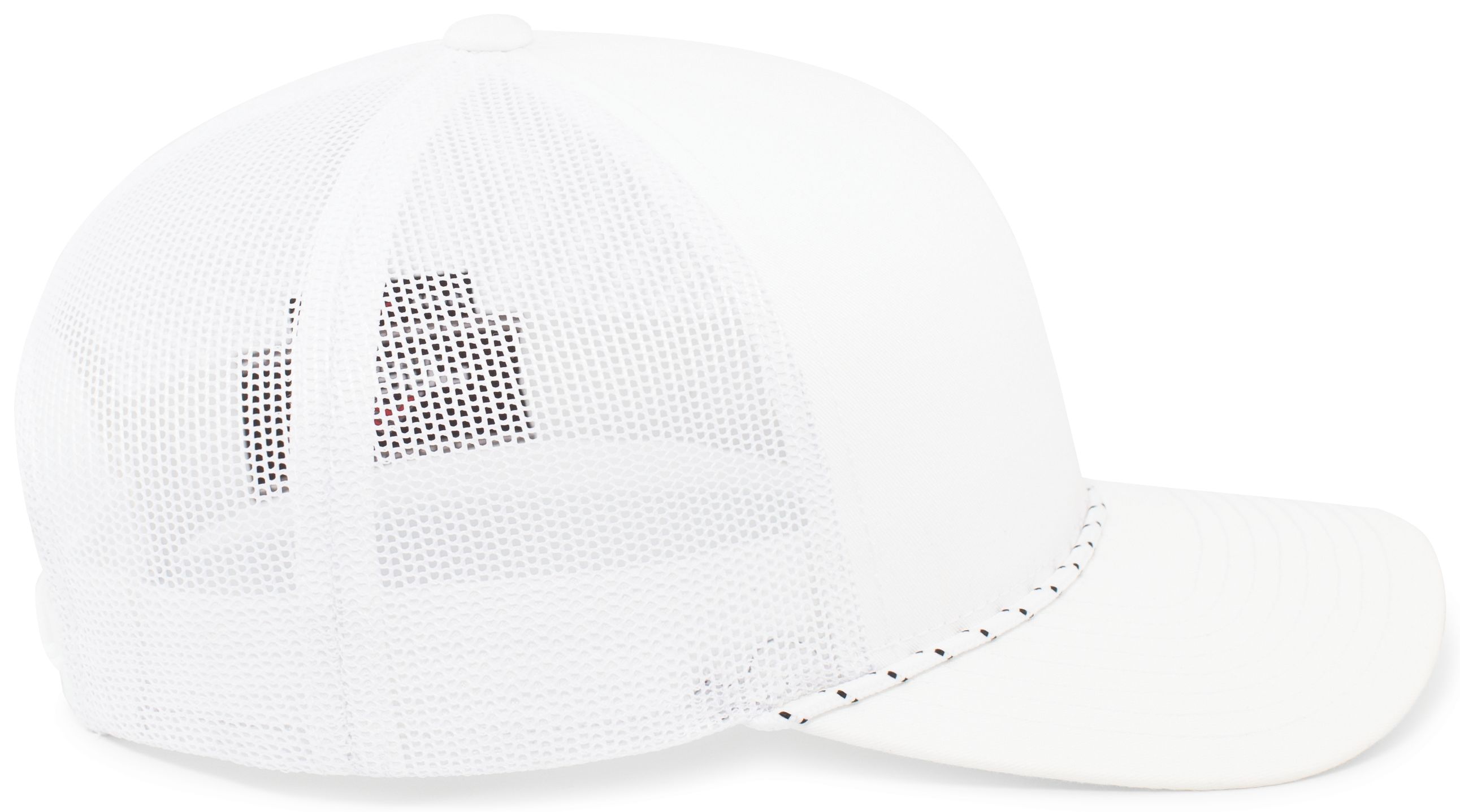 104BR PACIFIC HEADWEAR Trucker Snapback Braid Cap 104BR PACIFIC HEADWEAR Trucker Snapback Braid Cap - Siide Image