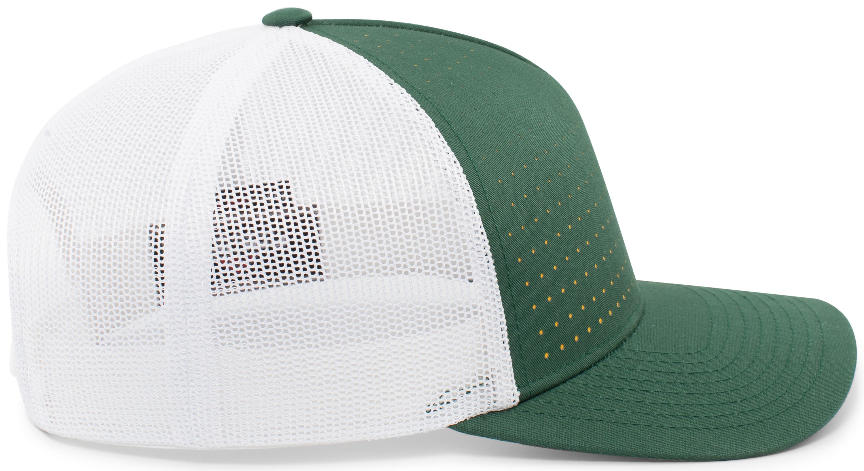 105P PACIFIC HEADWEAR Perforated 5-Panel Trucker Snapback Cap - Siide Image