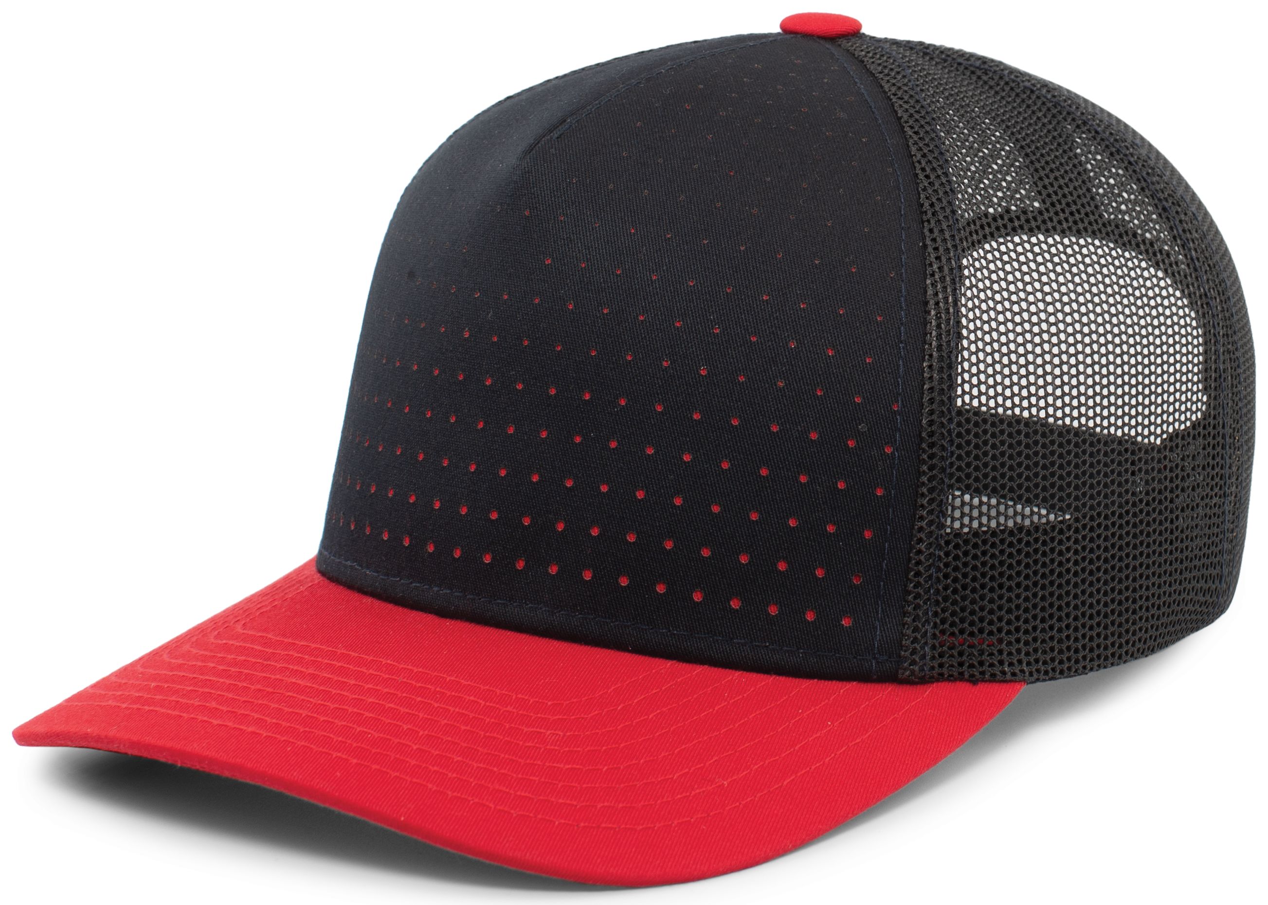 105P PACIFIC HEADWEAR Perforated 5-Panel Trucker Snapback Cap