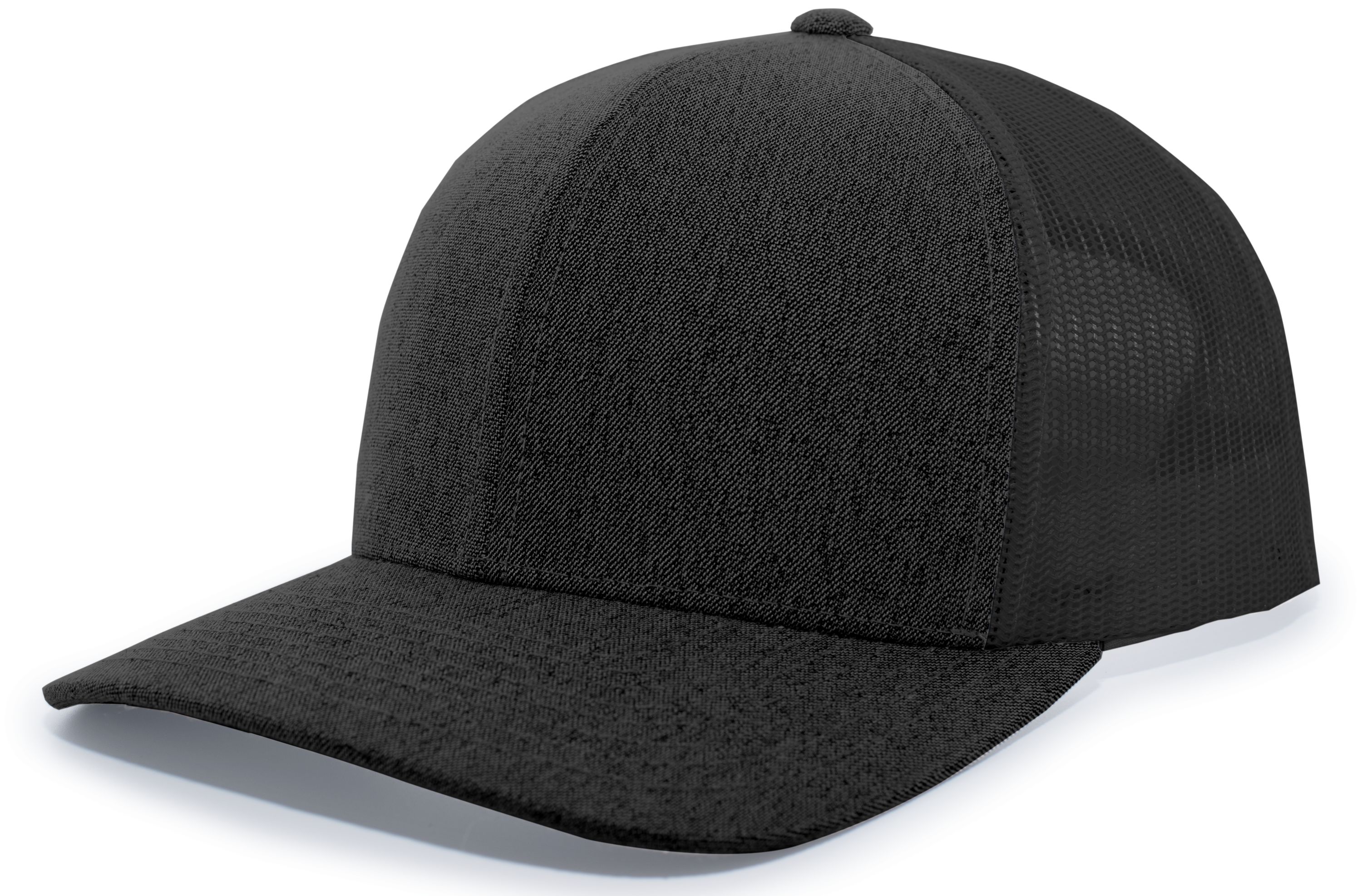 110C Pacific Headwear Heather Trucker Snapback Cap