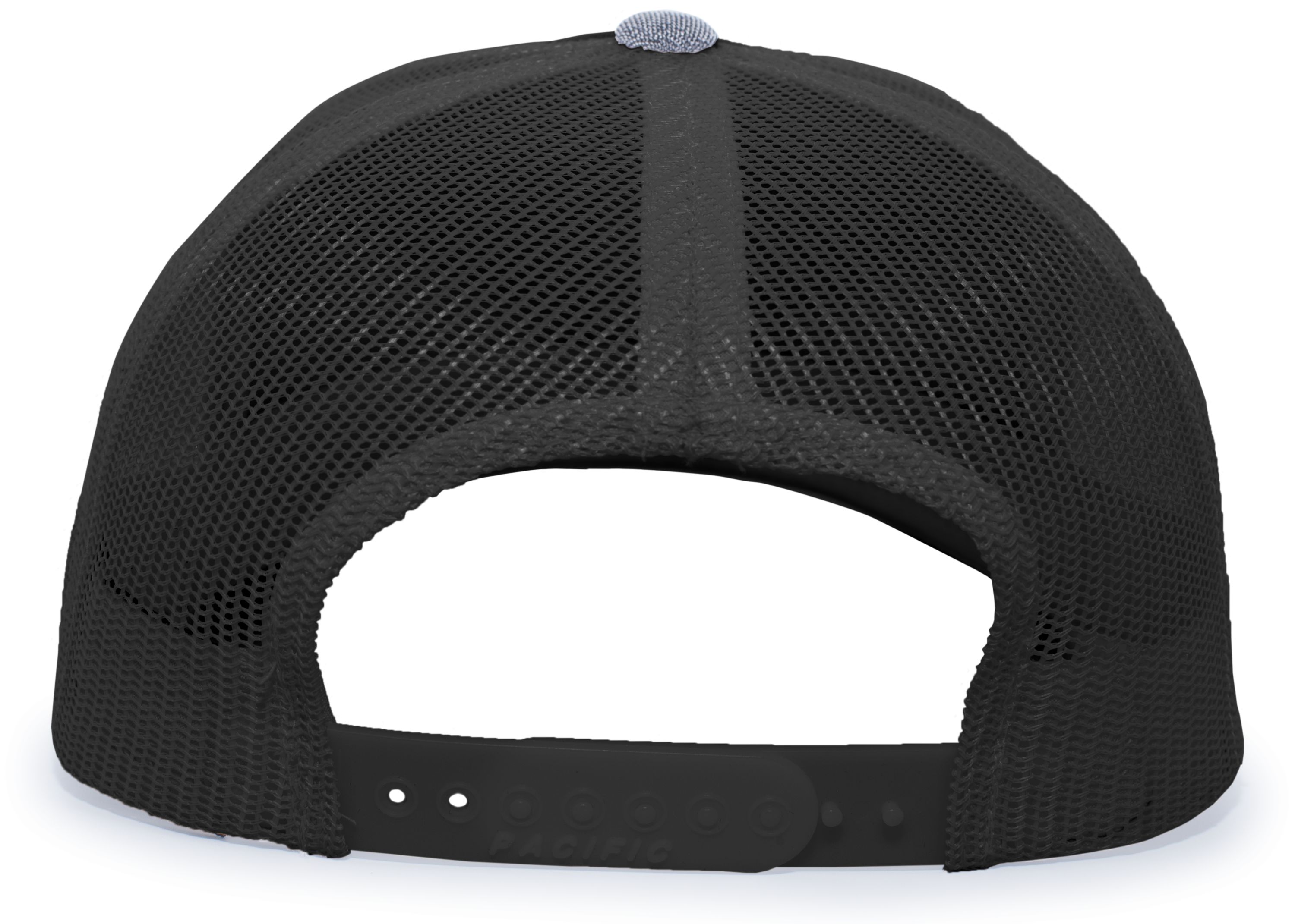 110C PACIFIC HEADWEAR Heather Trucker Snapback Cap - Back Image