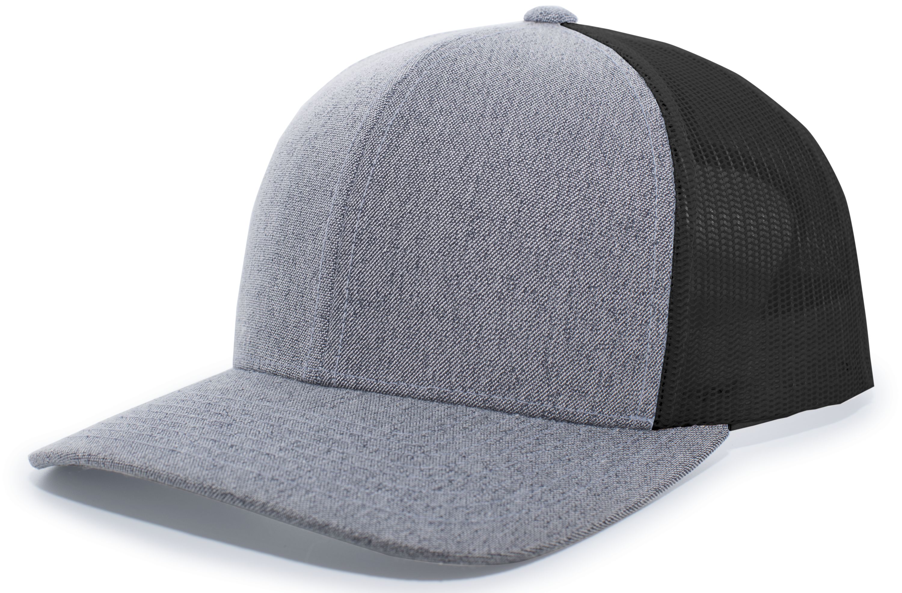 110C PACIFIC HEADWEAR Heather Trucker Snapback Cap 110C PACIFIC HEADWEAR Heather Trucker Snapback Cap