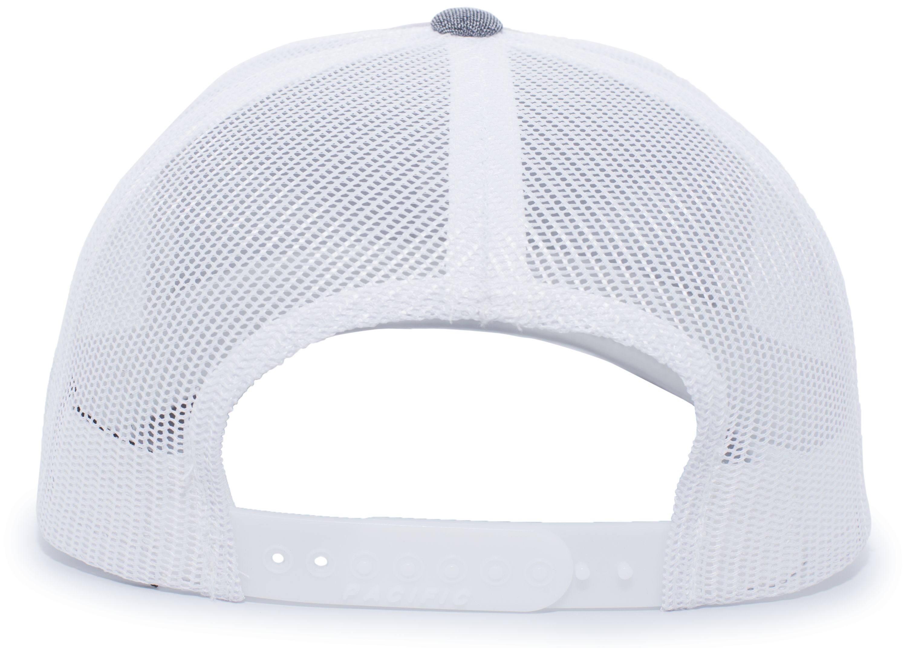 110C Pacific Headwear Heather Trucker Snapback Cap 110C Pacific Headwear Heather Trucker Snapback Cap - Back Image