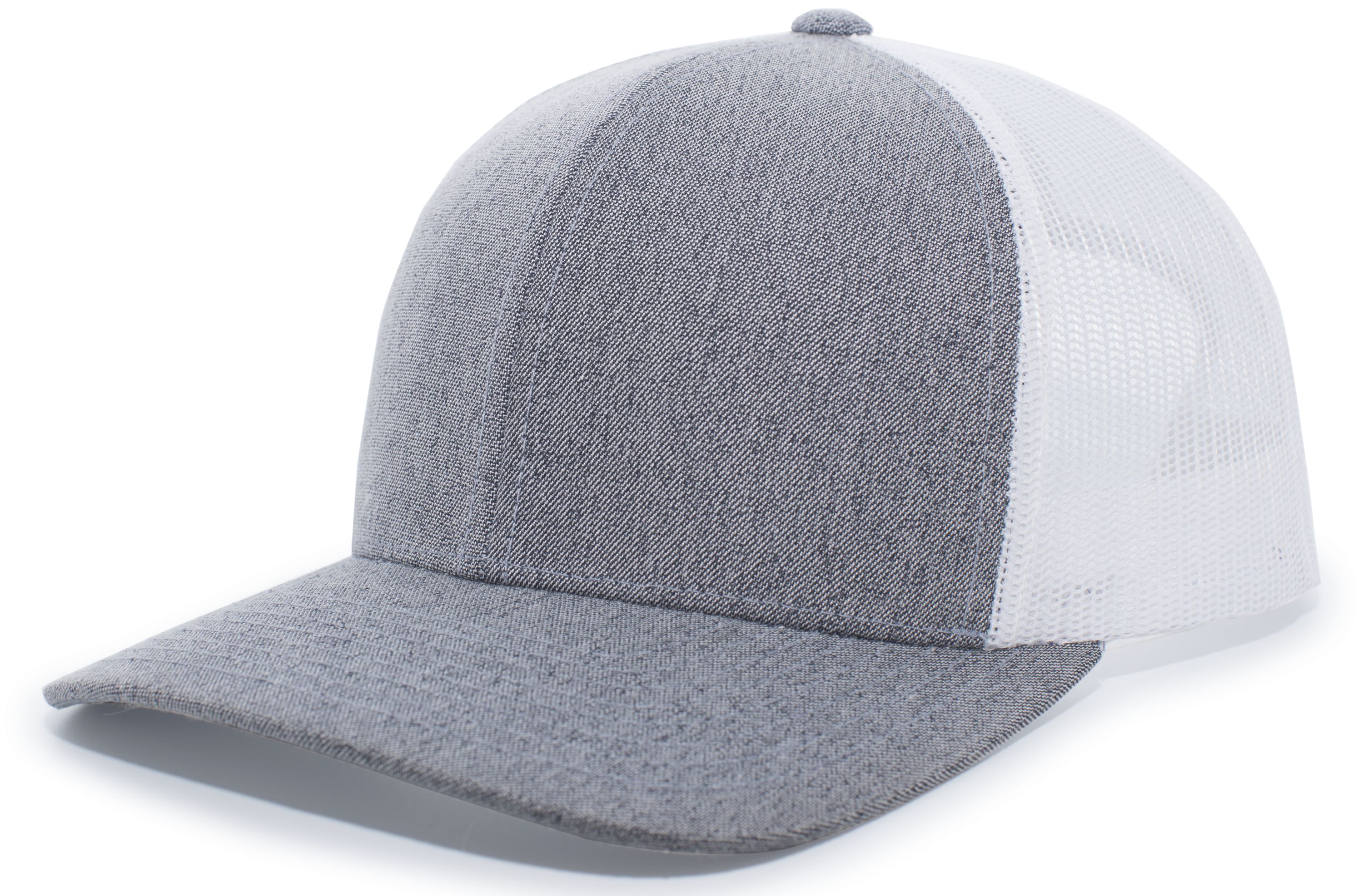 110C Pacific Headwear Heather Trucker Snapback Cap 110C Pacific Headwear Heather Trucker Snapback Cap