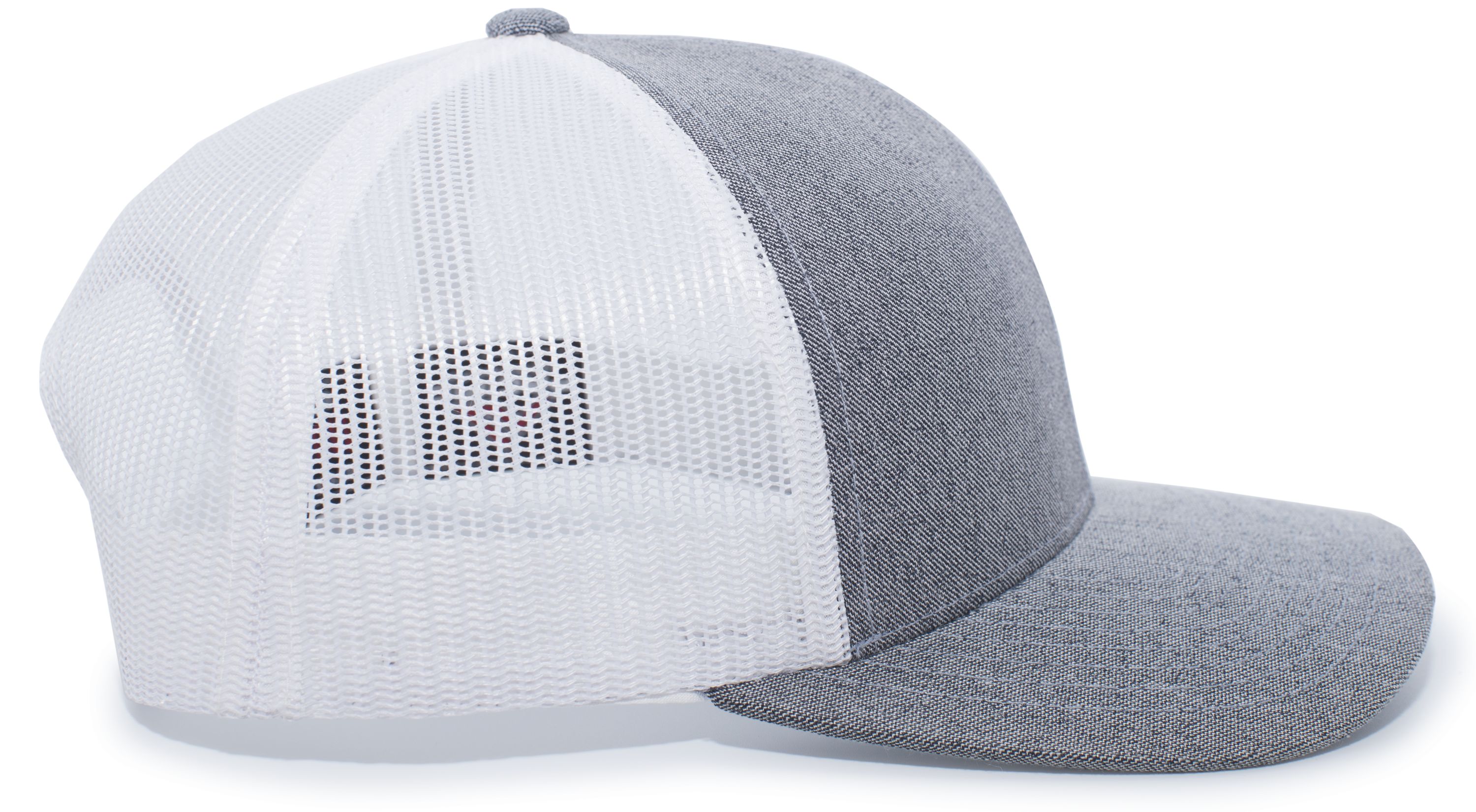 110C Pacific Headwear Heather Trucker Snapback Cap 110C Pacific Headwear Heather Trucker Snapback Cap - Siide Image