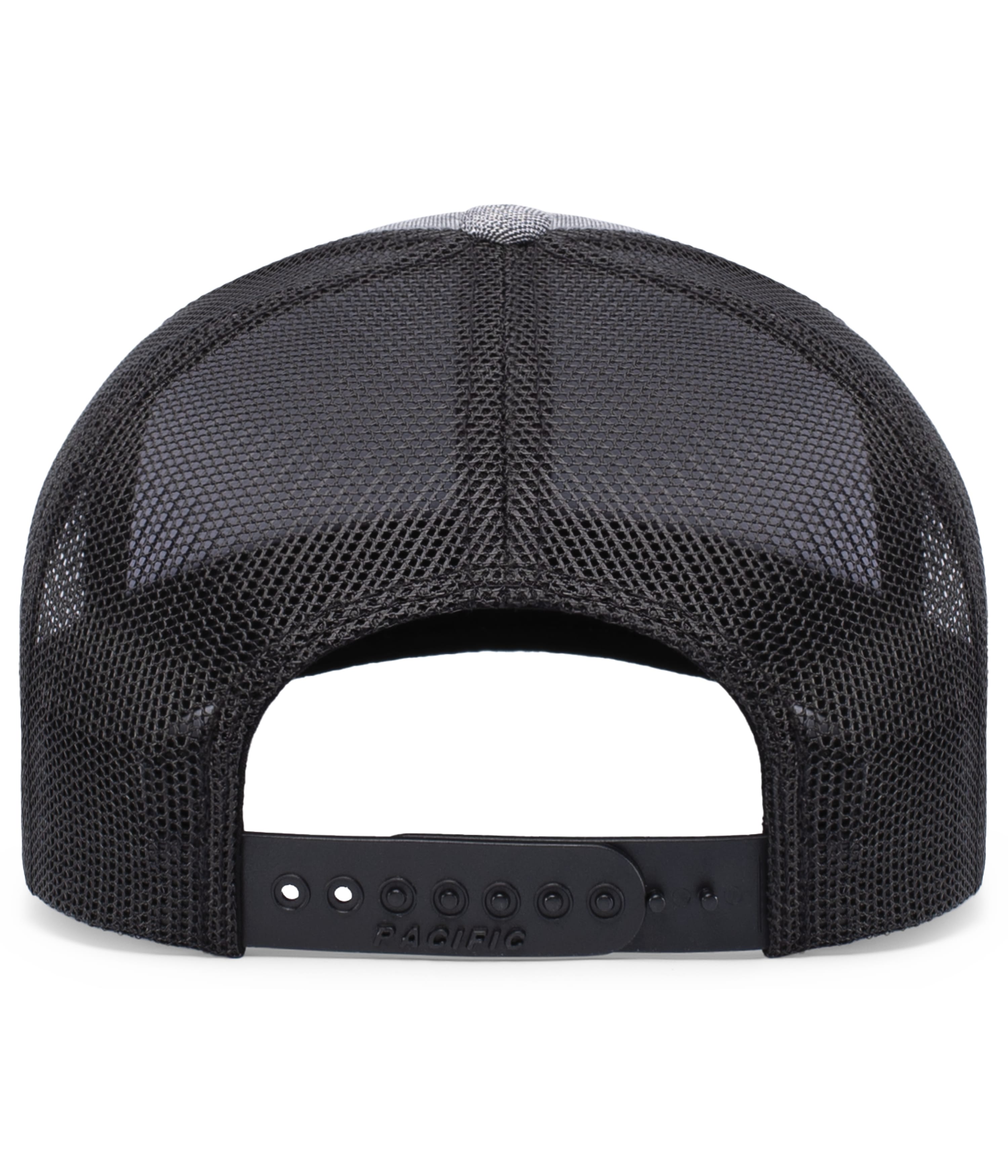 210C PACIFIC HEADWEAR Mélange Heather Low-Profile Trucker 210C PACIFIC HEADWEAR Mélange Heather Low-Profile Trucker - Back Image
