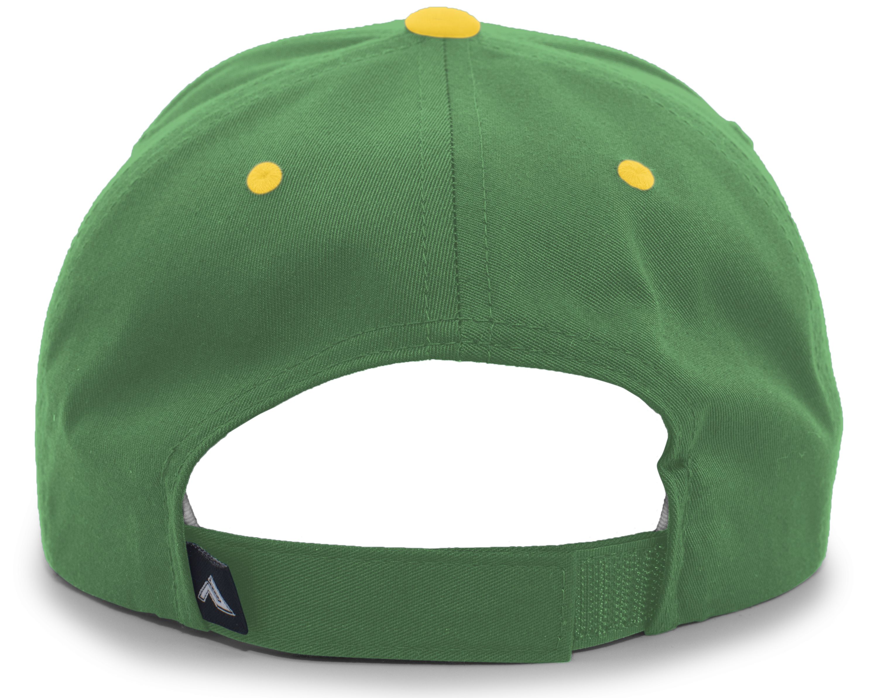 302C Pacific Headwear Cotton-Poly Hook-And-Loop Adjustable Cap - Back Image