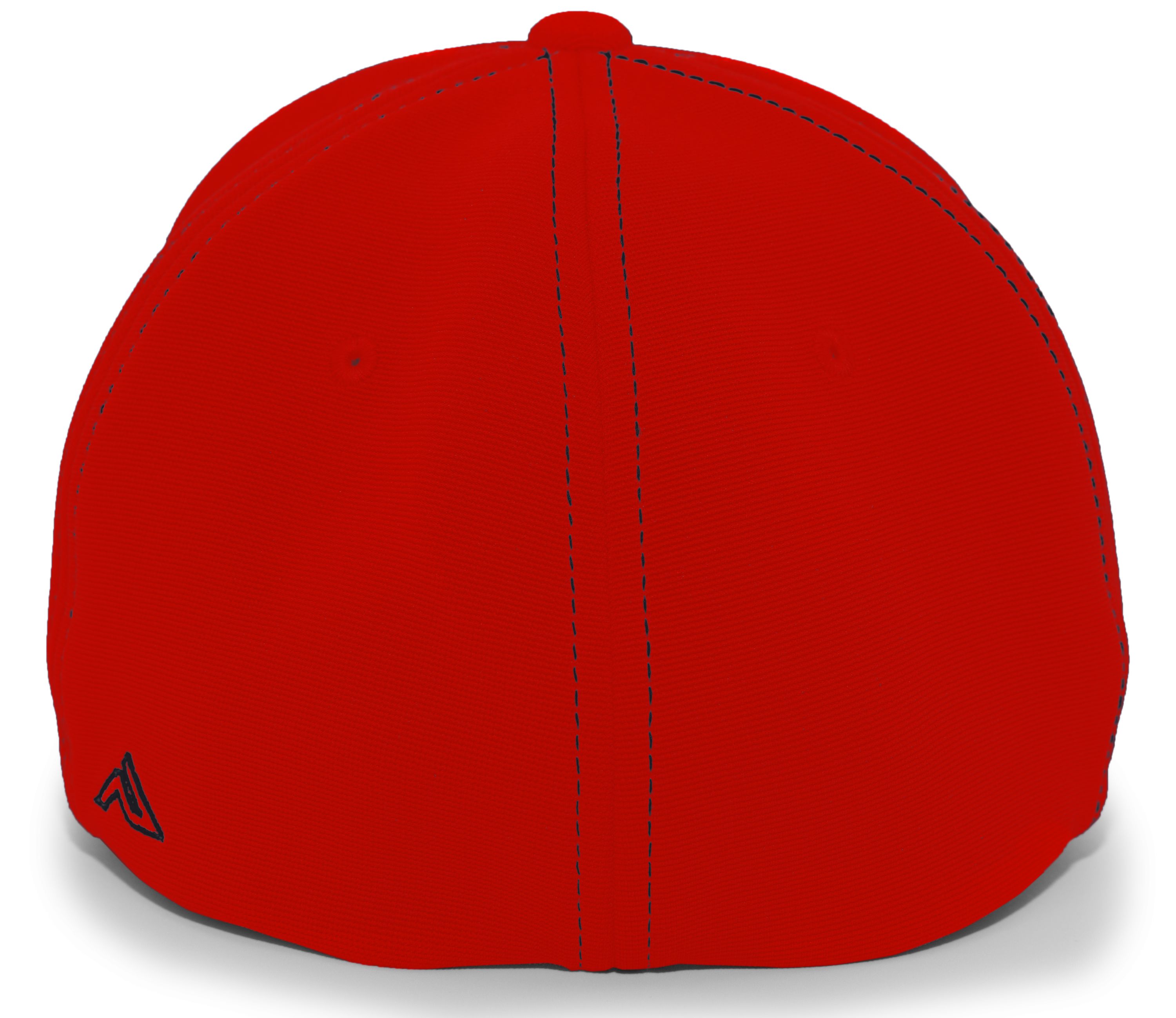 398F PACIFIC HEADWEAR M2 Performance Contrast FlexfitA Cap - Back Image