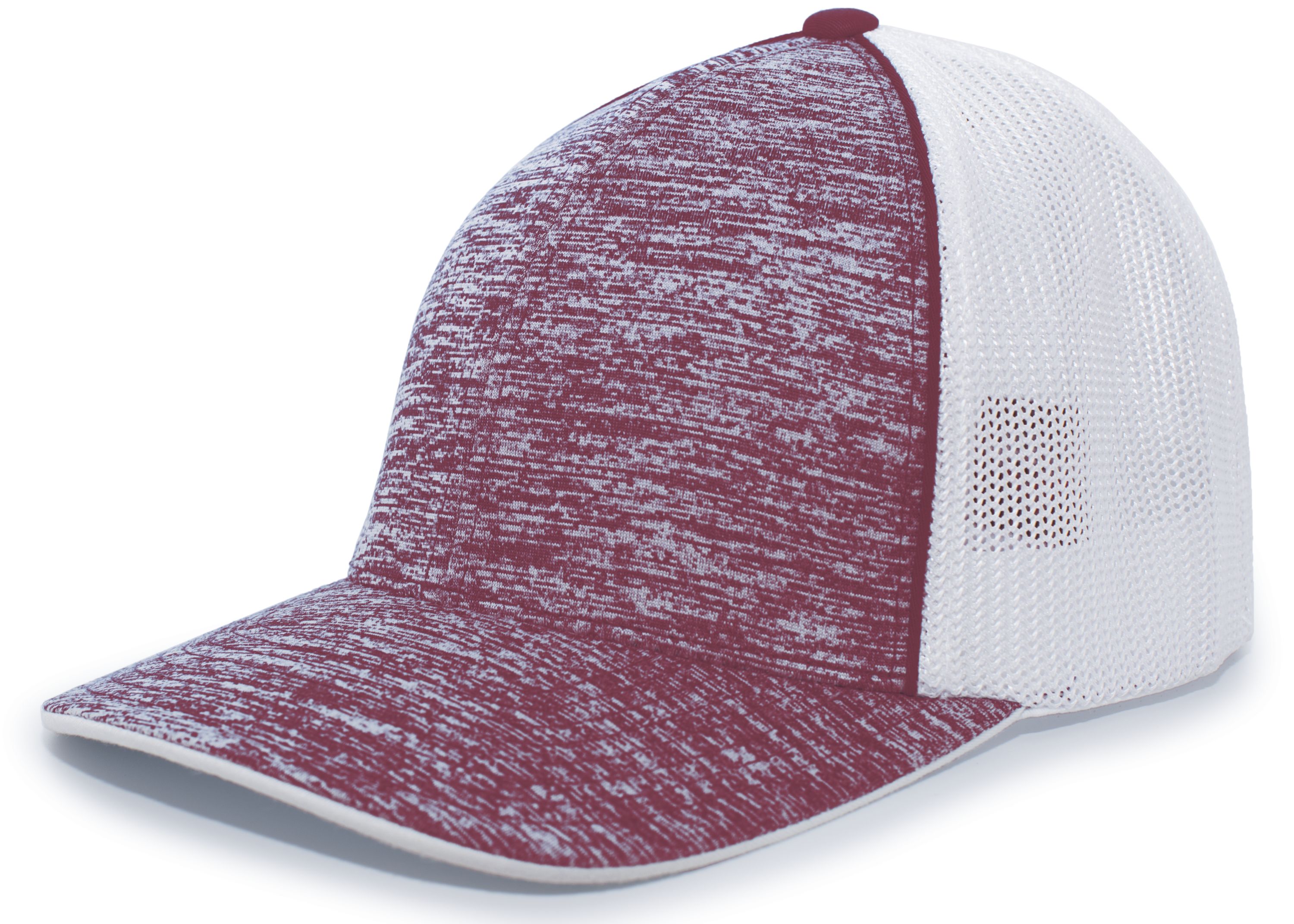 406F PACIFIC HEADWEAR Aggressive Heather Trucker FlexfitA Cap