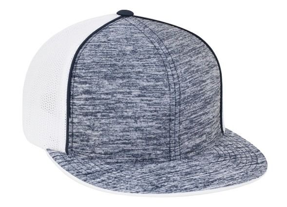 4D6 PACIFIC HEADWEAR D-Series Aggressive Heather FlexfitA Cap - Back Image