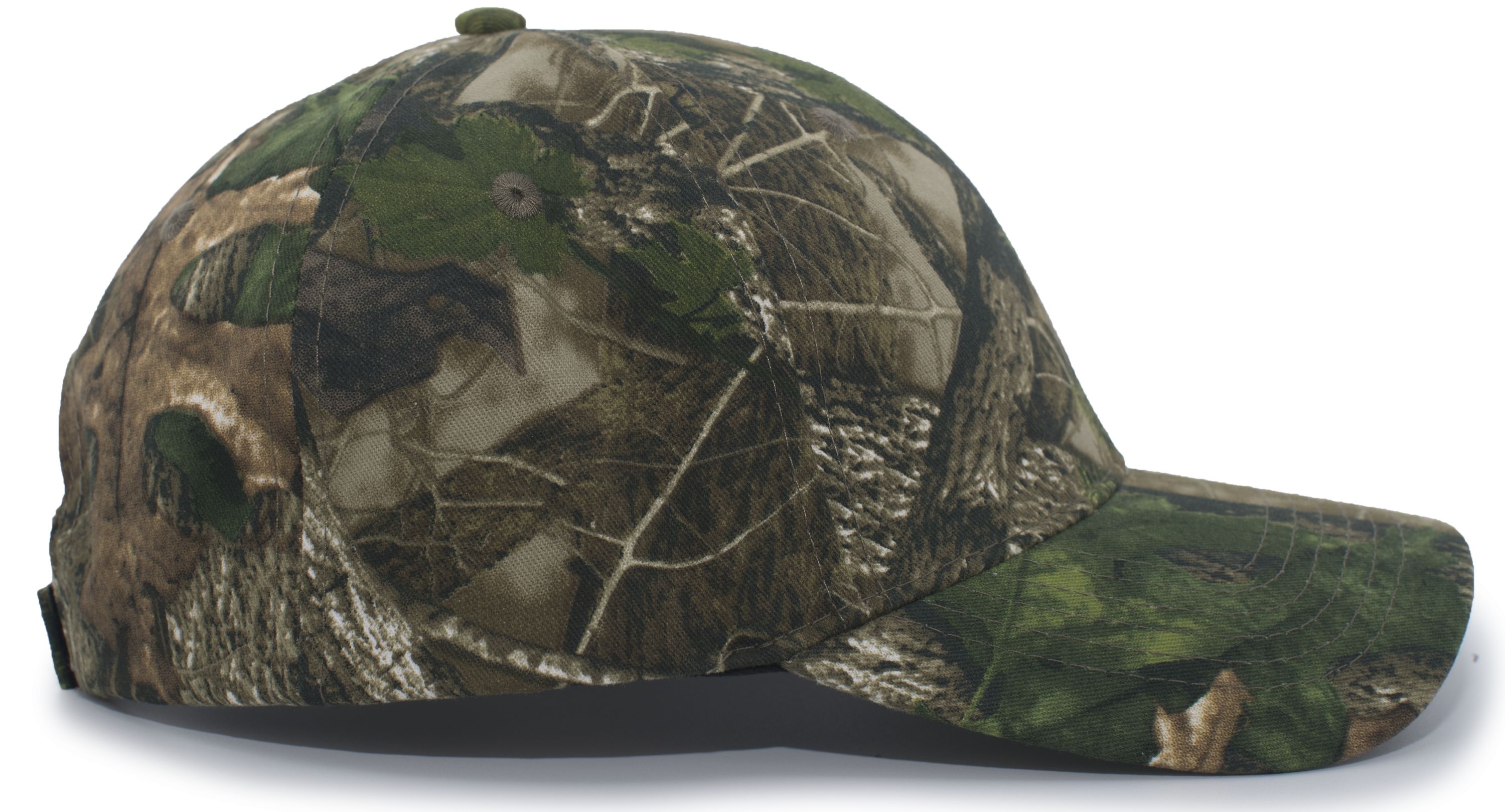 690C PACIFIC HEADWEAR Structured Camo Hook-And-Loop Adjustable Cap - Siide Image