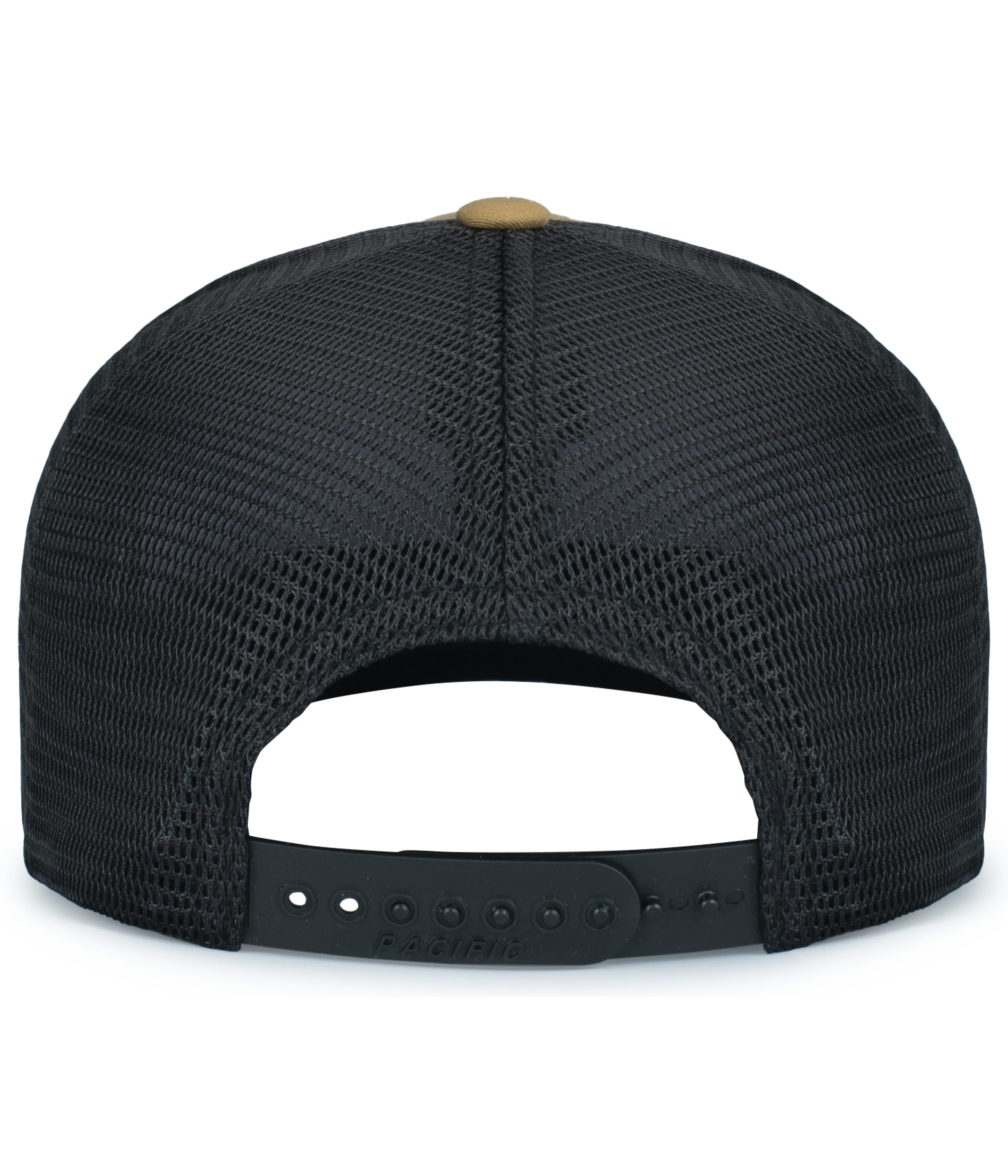 P151S PACIFIC HEADWEAR Contrast Stitch Trucker PacFlex Snapback Cap - Back Image