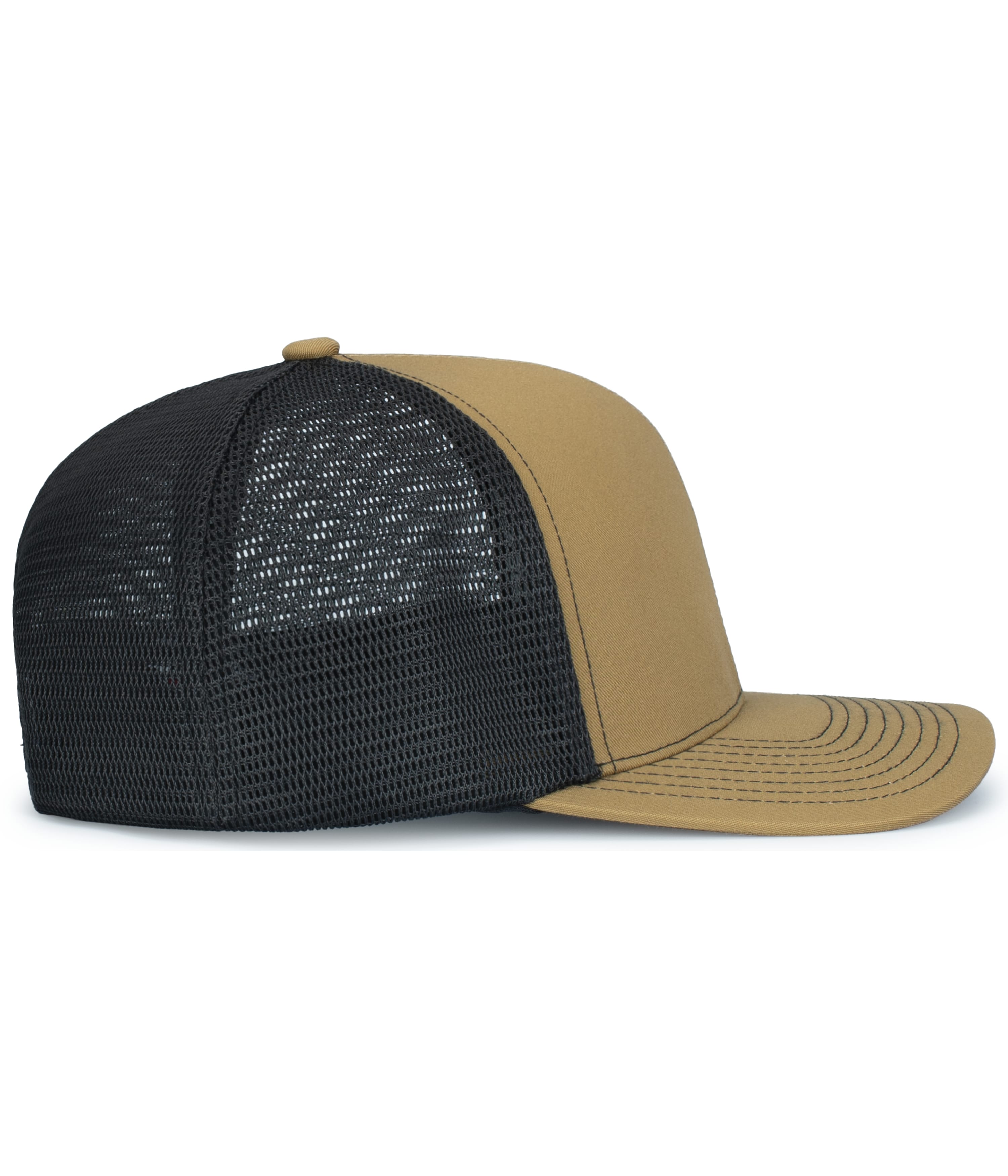 P151S PACIFIC HEADWEAR Contrast Stitch Trucker PacFlex Snapback Cap - Siide Image