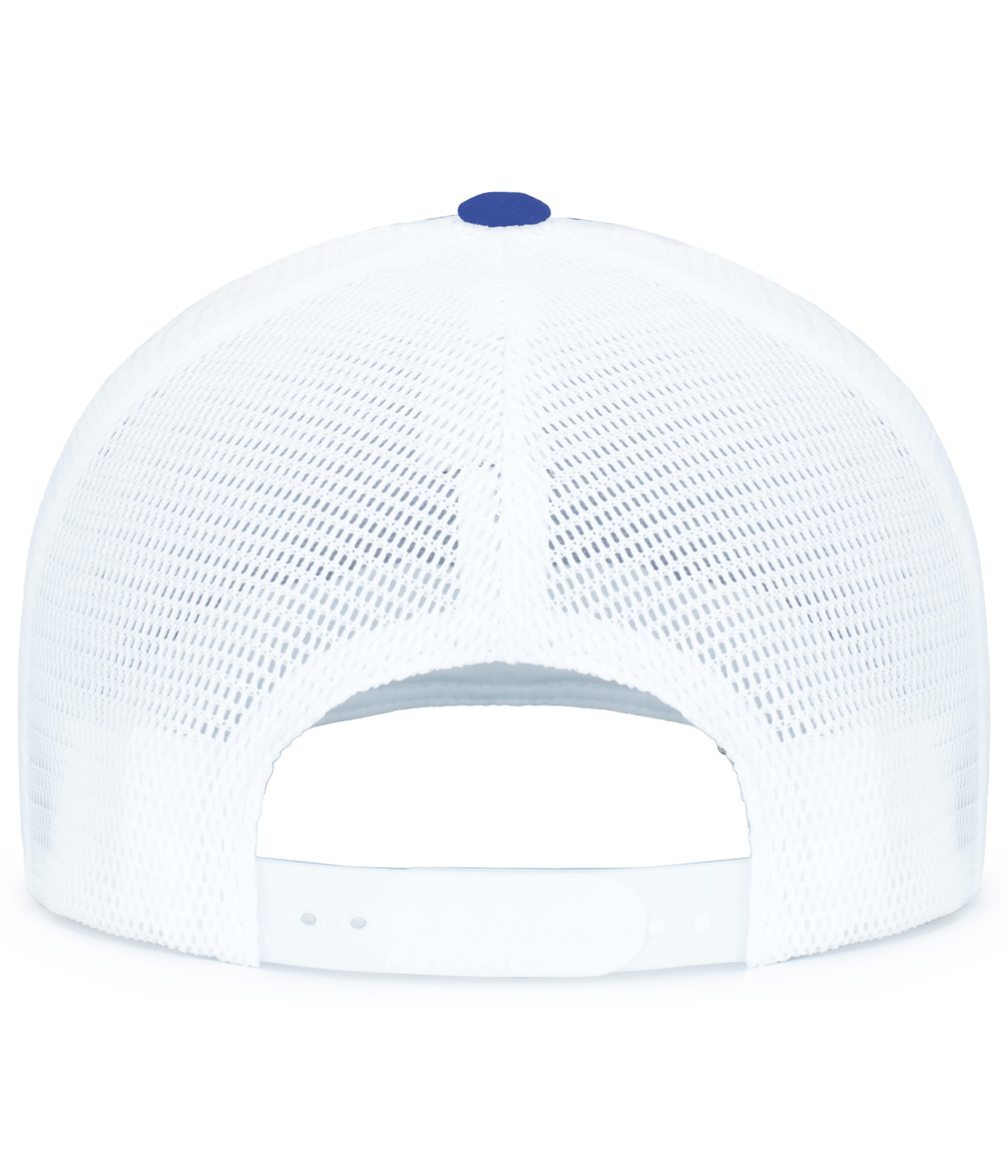 P151S PACIFIC HEADWEAR Contrast Stitch Trucker PacFlex Snapback Cap - Back Image