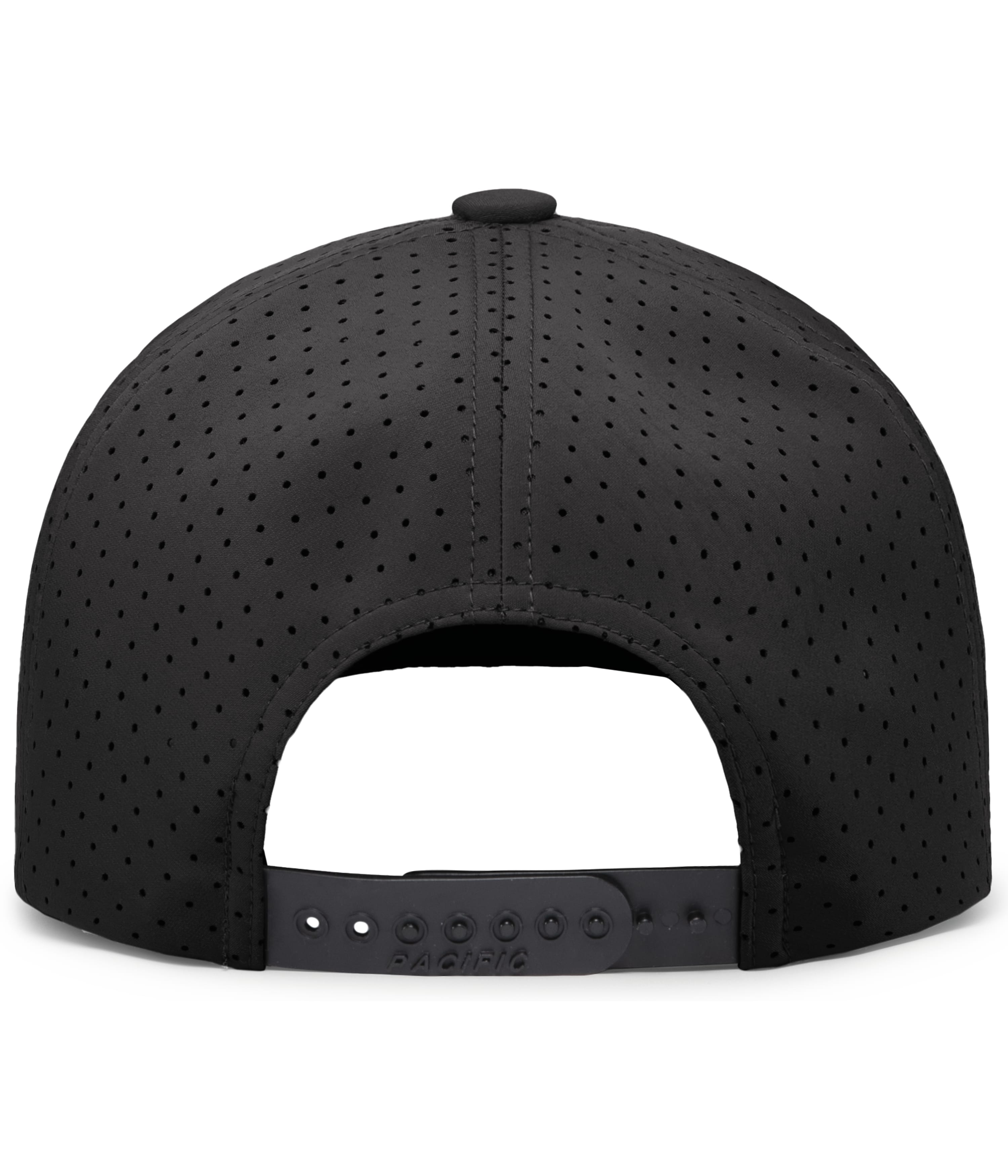 P424 Pacific Headwear Weekender Perforated Snapback Cap - Back Image