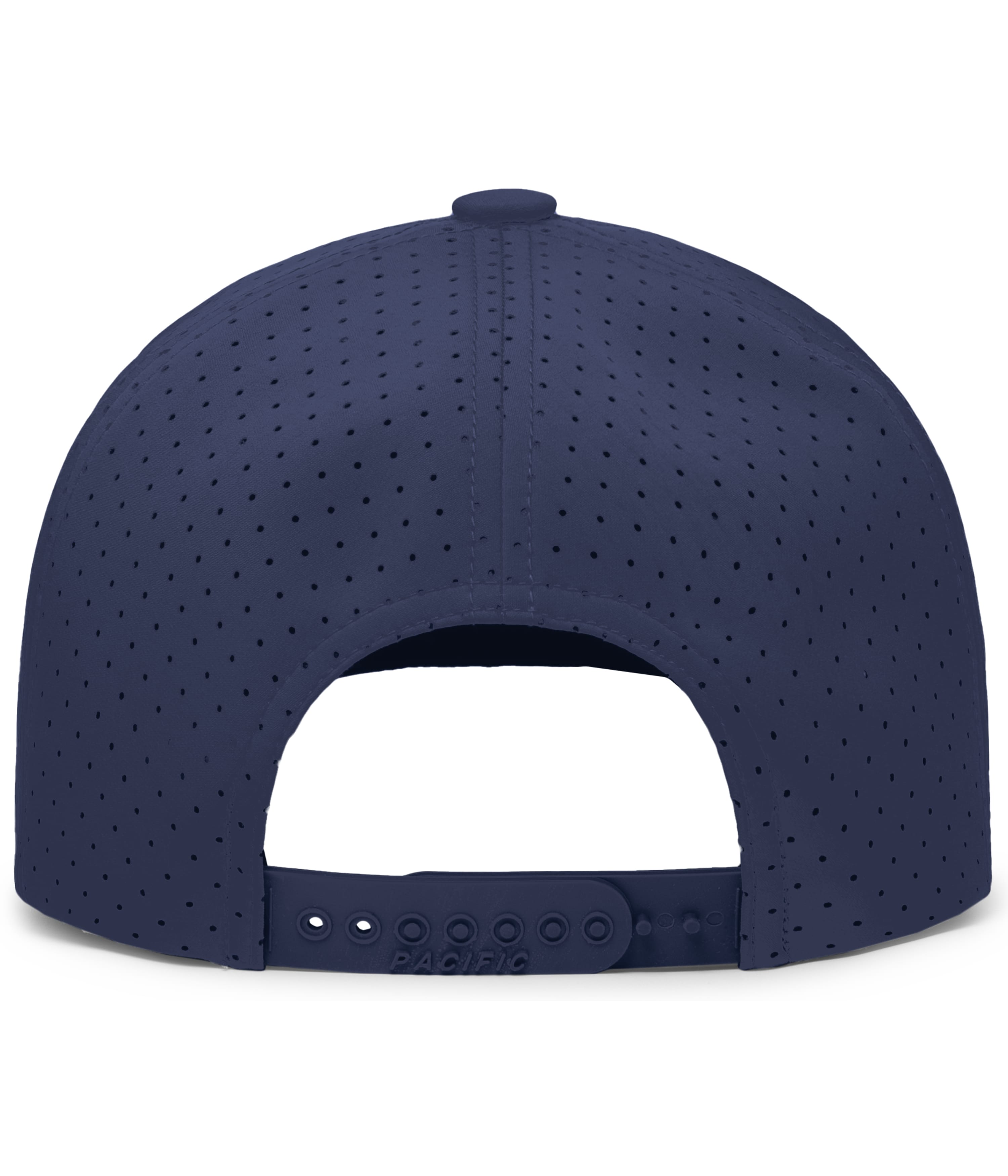P424 Pacific Headwear Weekender Perforated Snapback Cap - Back Image