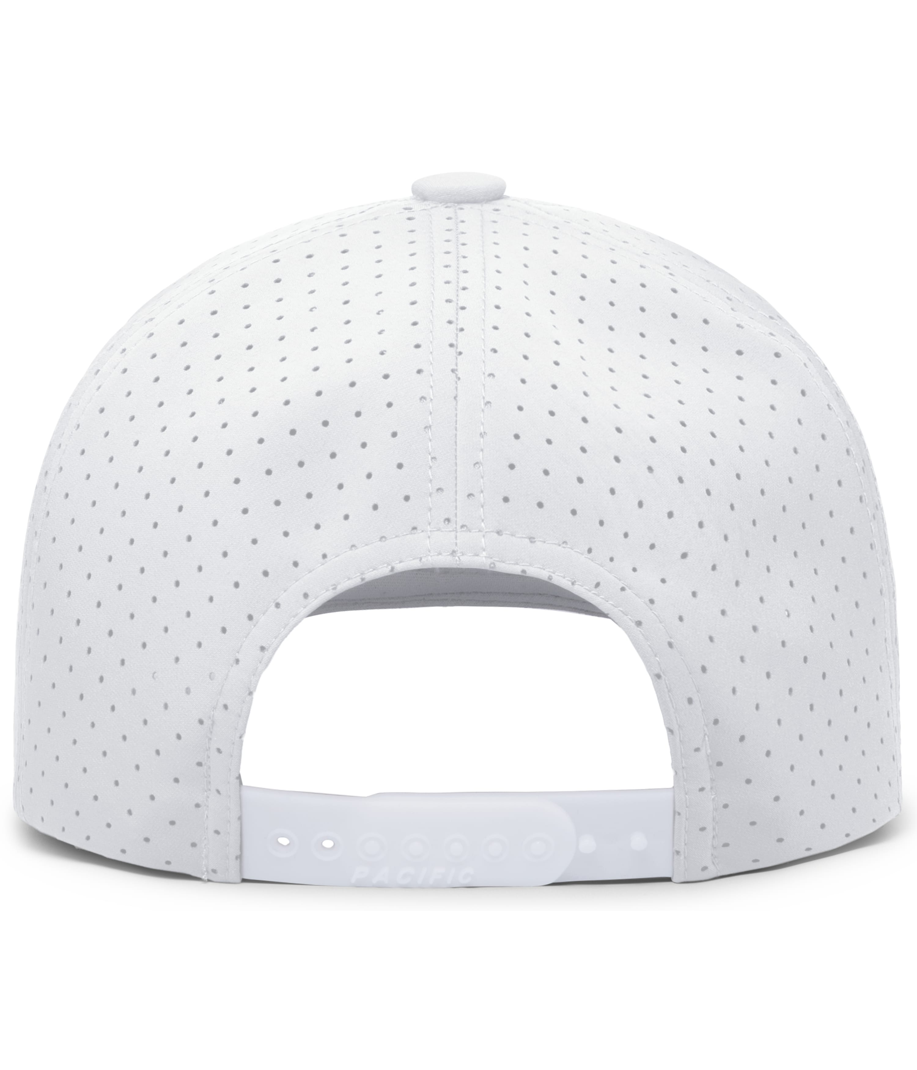 P424 Pacific Headwear Weekender Perforated Snapback Cap - Back Image