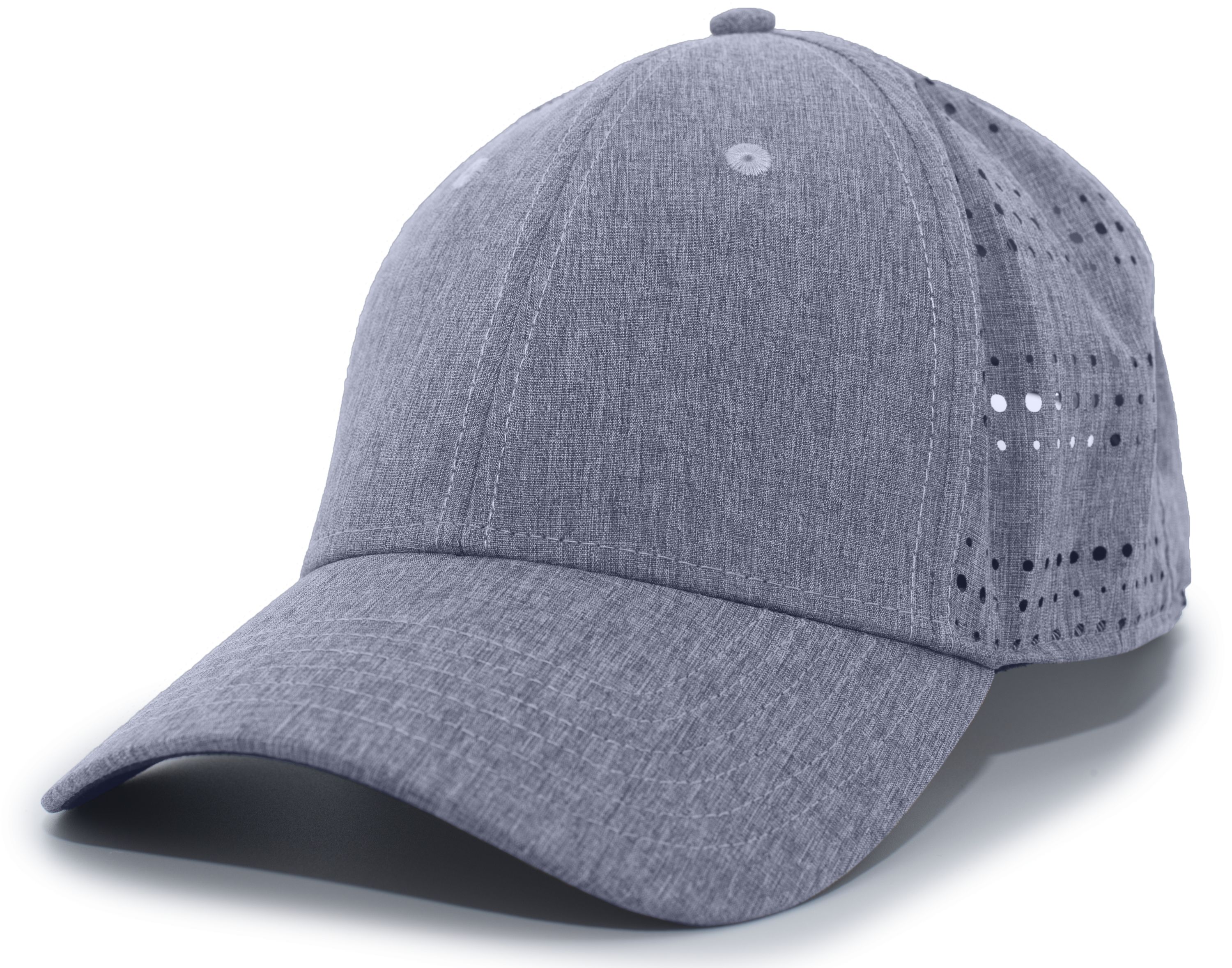 P747 PACIFIC HEADWEAR Perforated Hook-And-Loop Adjustable Cap