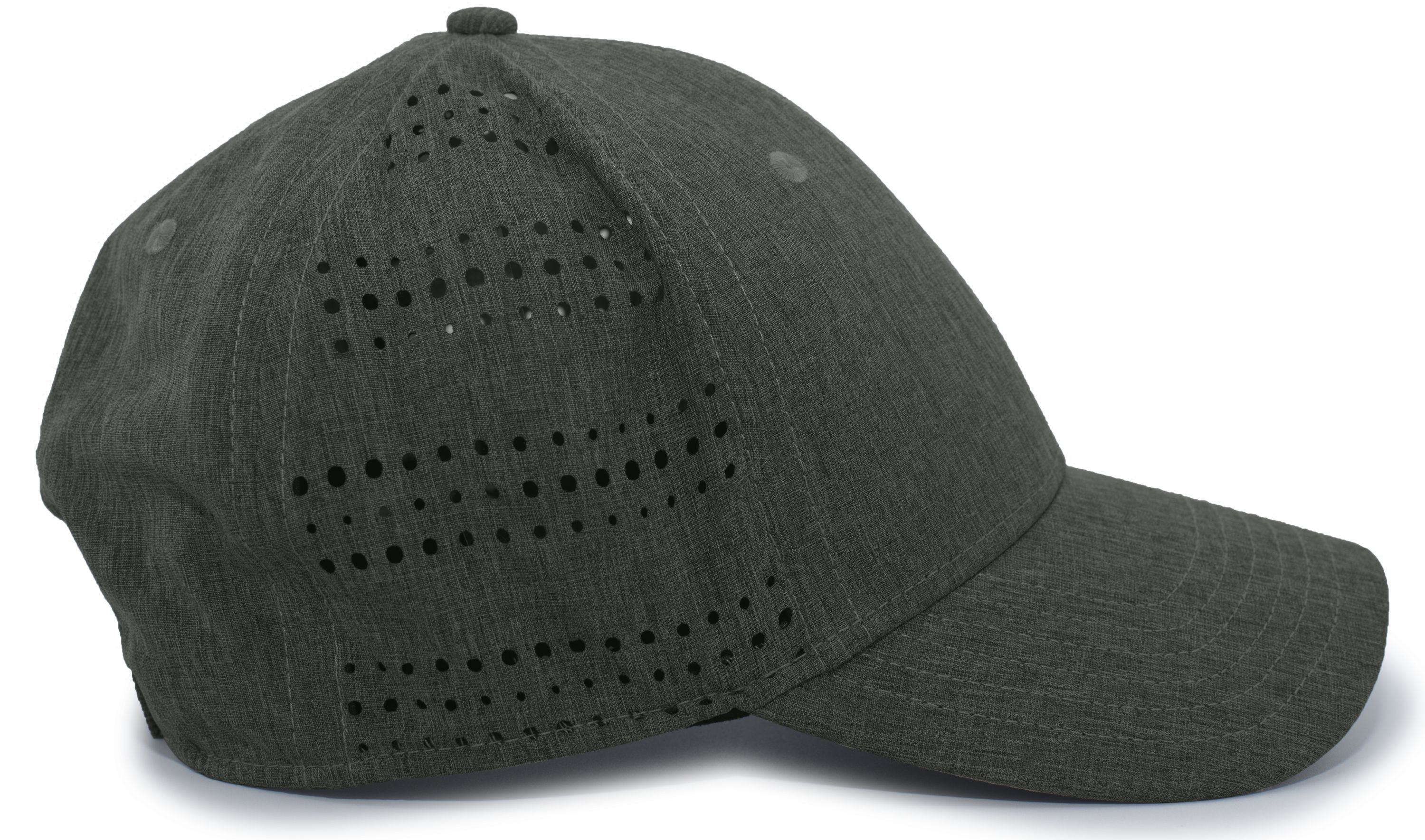 P747 PACIFIC HEADWEAR Perforated Hook-And-Loop Adjustable Cap - Siide Image