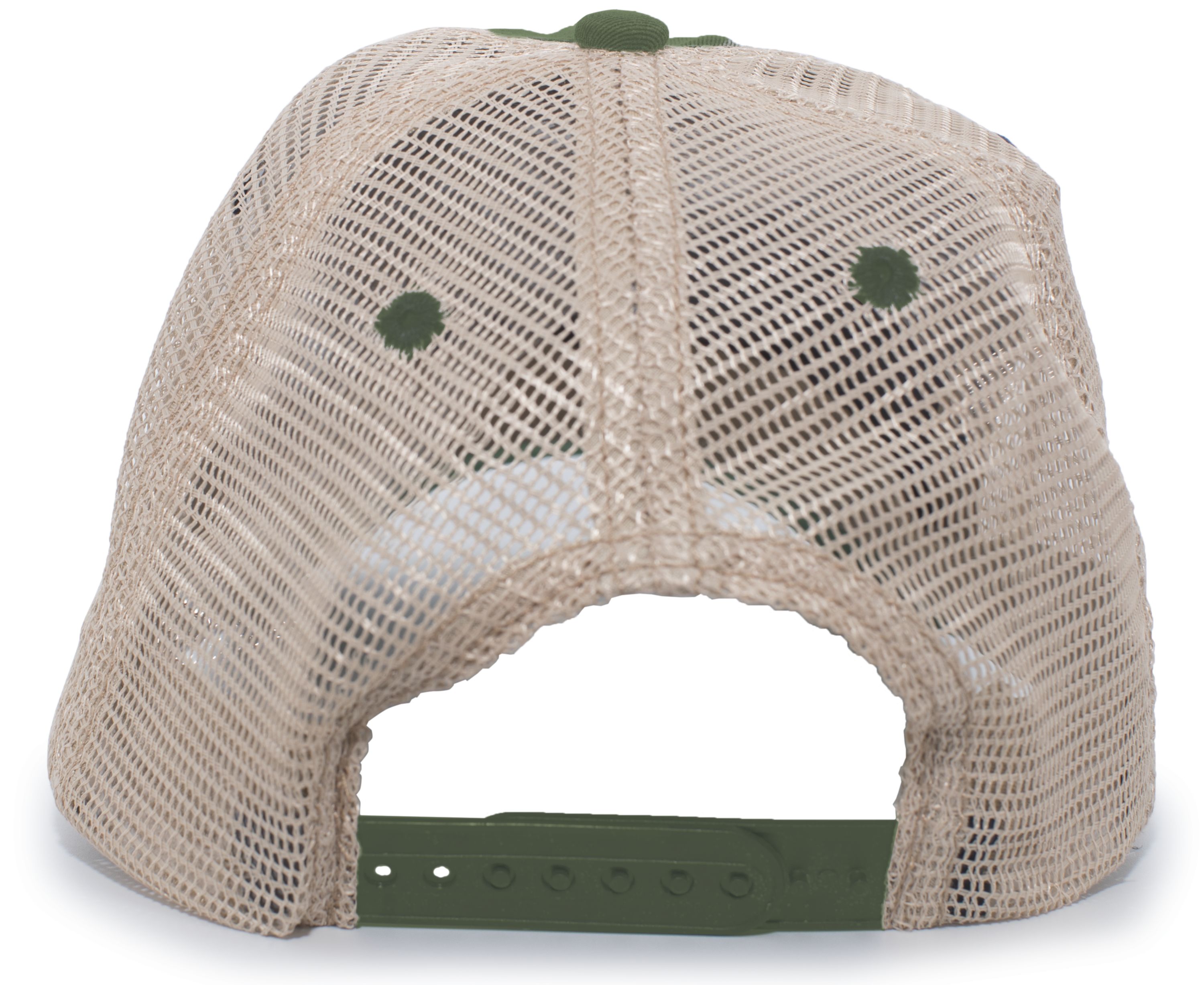 V37 PACIFIC HEADWEAR Vintage "Dirty" Trucker Snapback Cap - Back Image