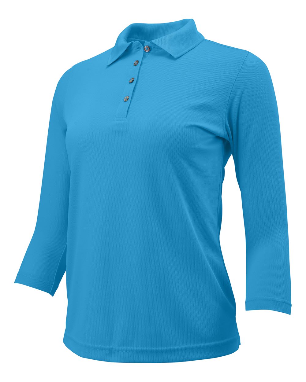 120 Paragon Womens Lady Palm Three-Quarter Sleeve Sport Shirt - Siide Image