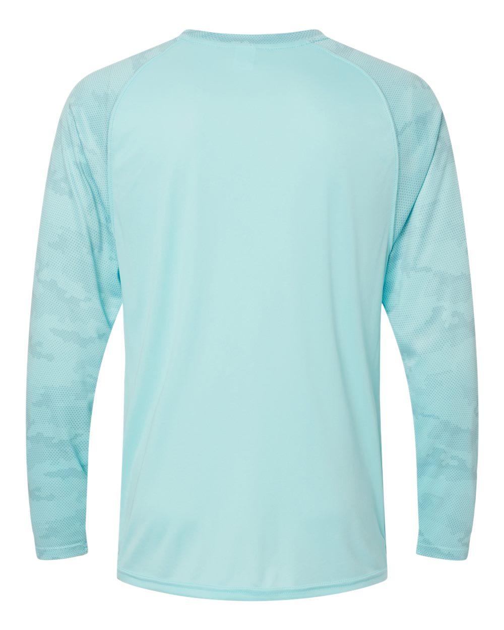 216 Paragon Cayman Camo Performance Long Sleeve T-Shirt - Back Image