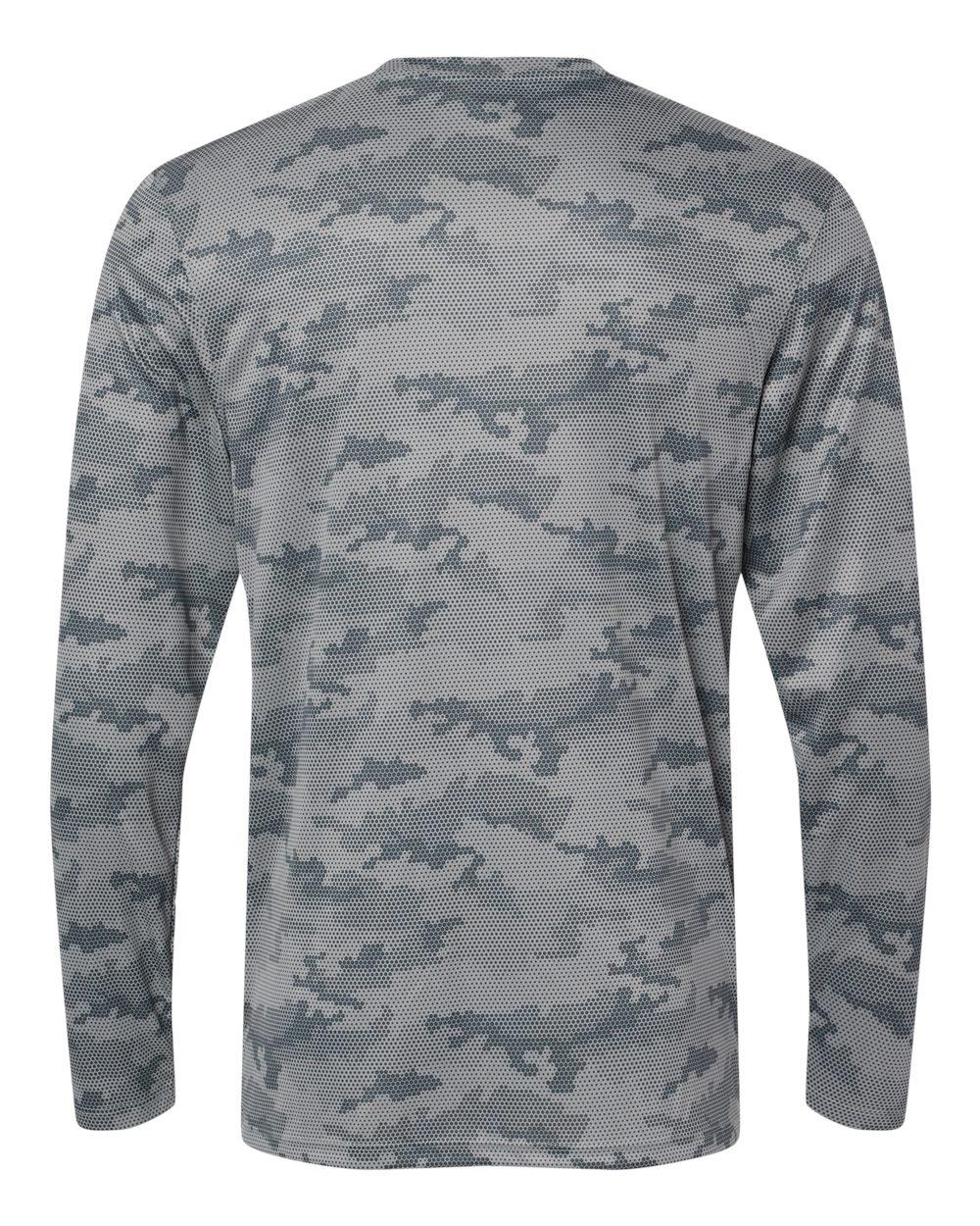 217 Paragon Pompano Camo Performance Long Sleeve T-Shirt - Back Image