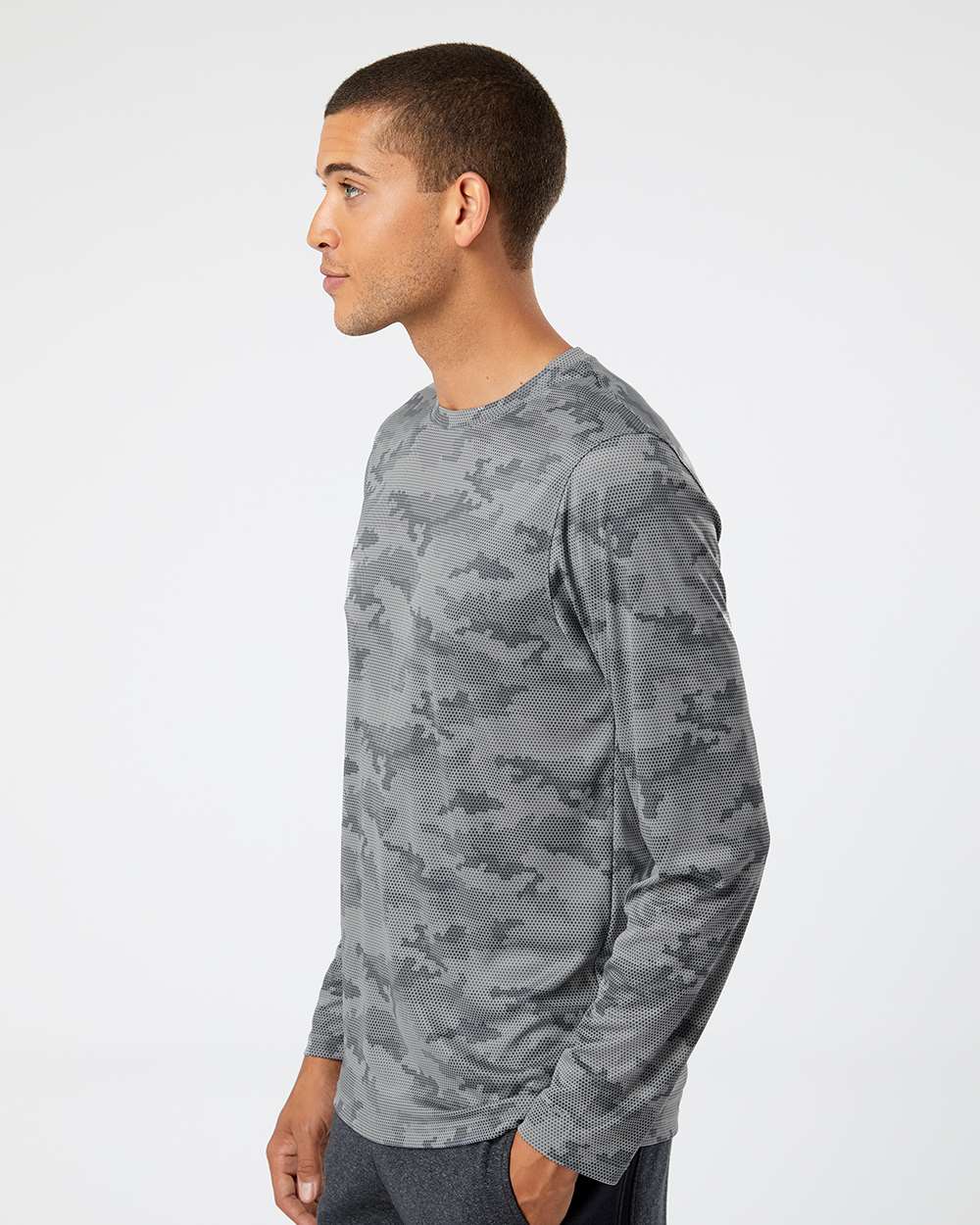 217 Paragon Pompano Camo Performance Long Sleeve T-Shirt - Siide Image
