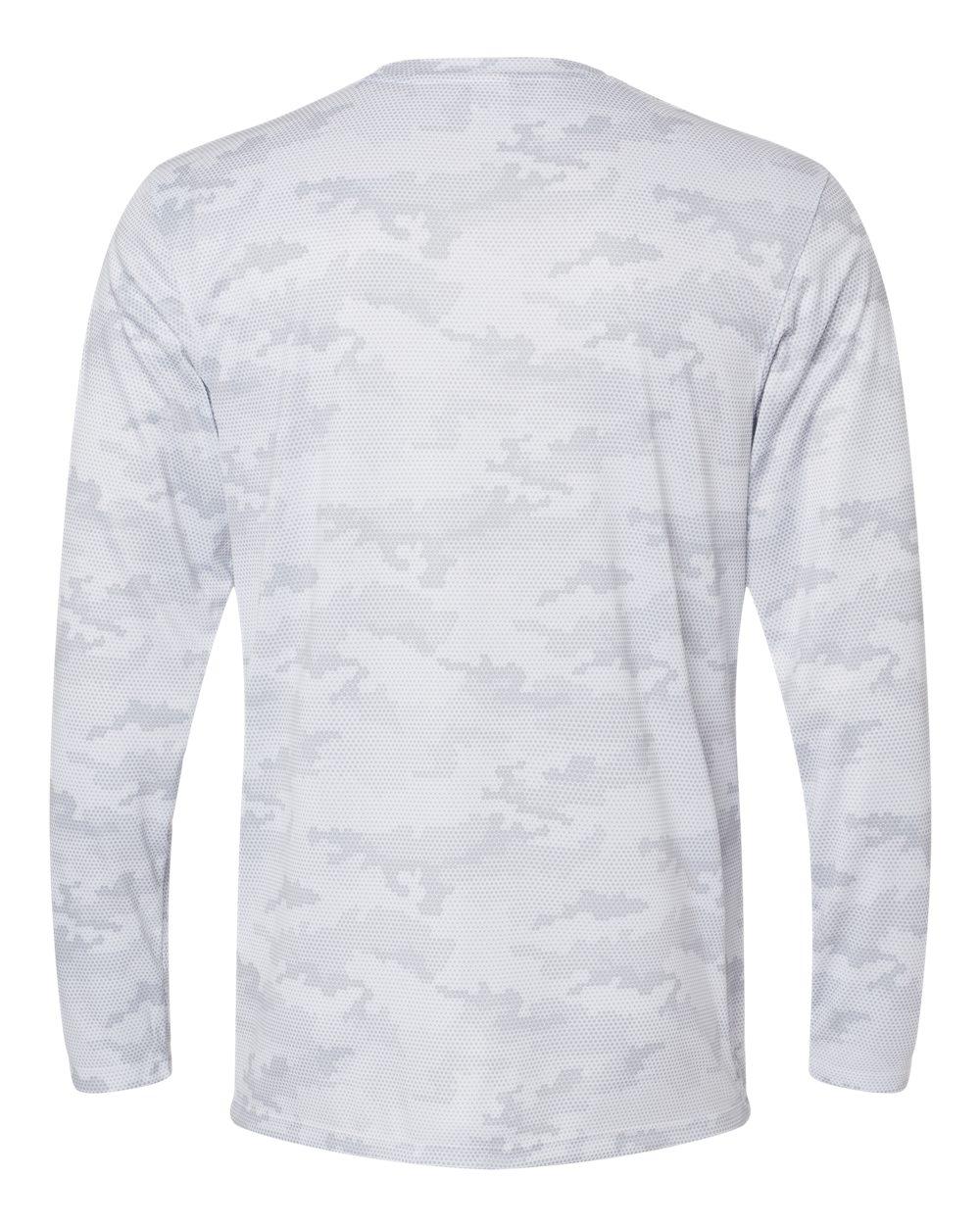 217 Paragon Pompano Camo Performance Long Sleeve T-Shirt - Back Image