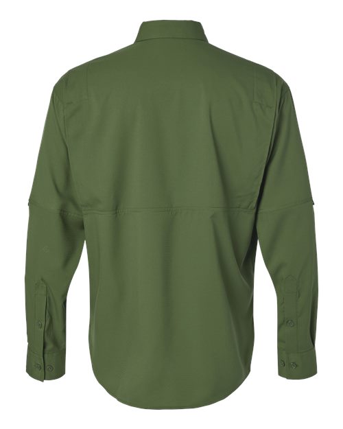 702 Paragon Kitty Hawk Performance Long Sleeve Fishing Shirt - Back Image