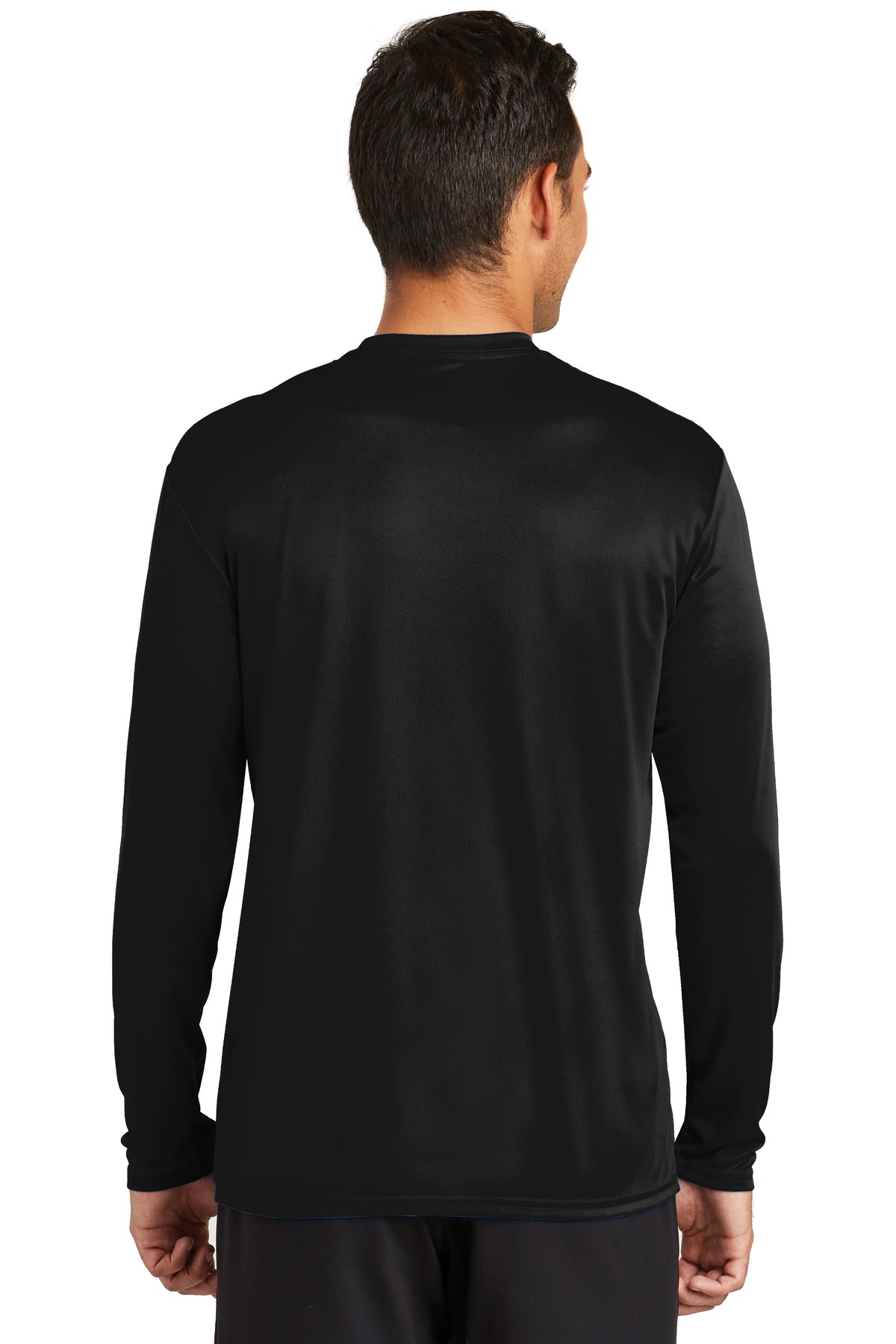 PC380LS Port & Company Long Sleeve Performance Tee. - Back Image