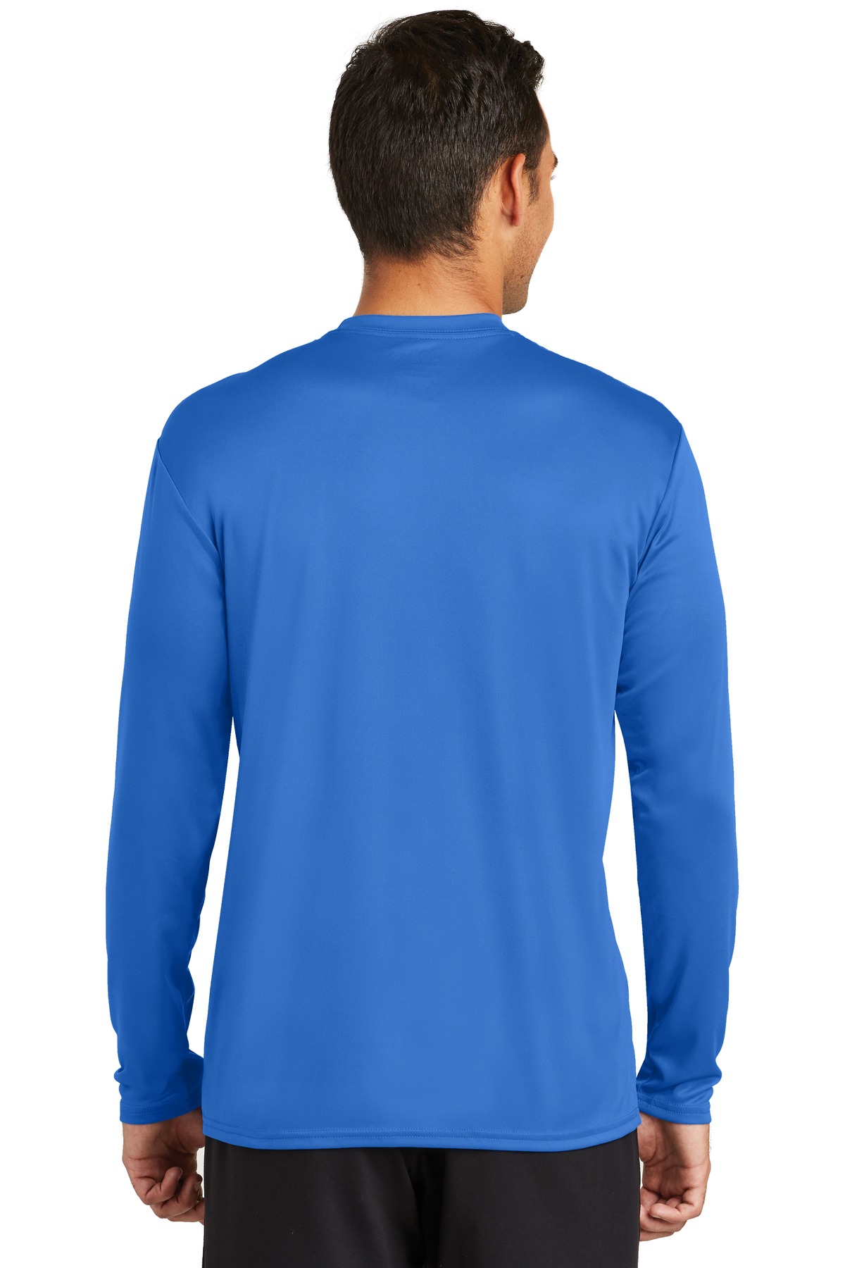 PC380LS Port & Company Long Sleeve Performance Tee. - Back Image