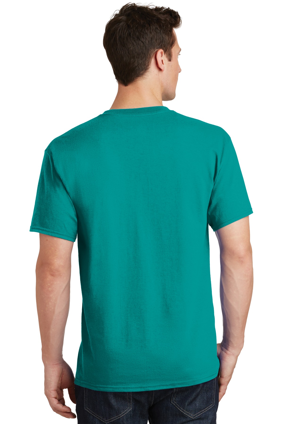 Port & Company PC54 Cotton Tee PC54 Port & Company Men's Core Cotton T-Shirt - Back Image