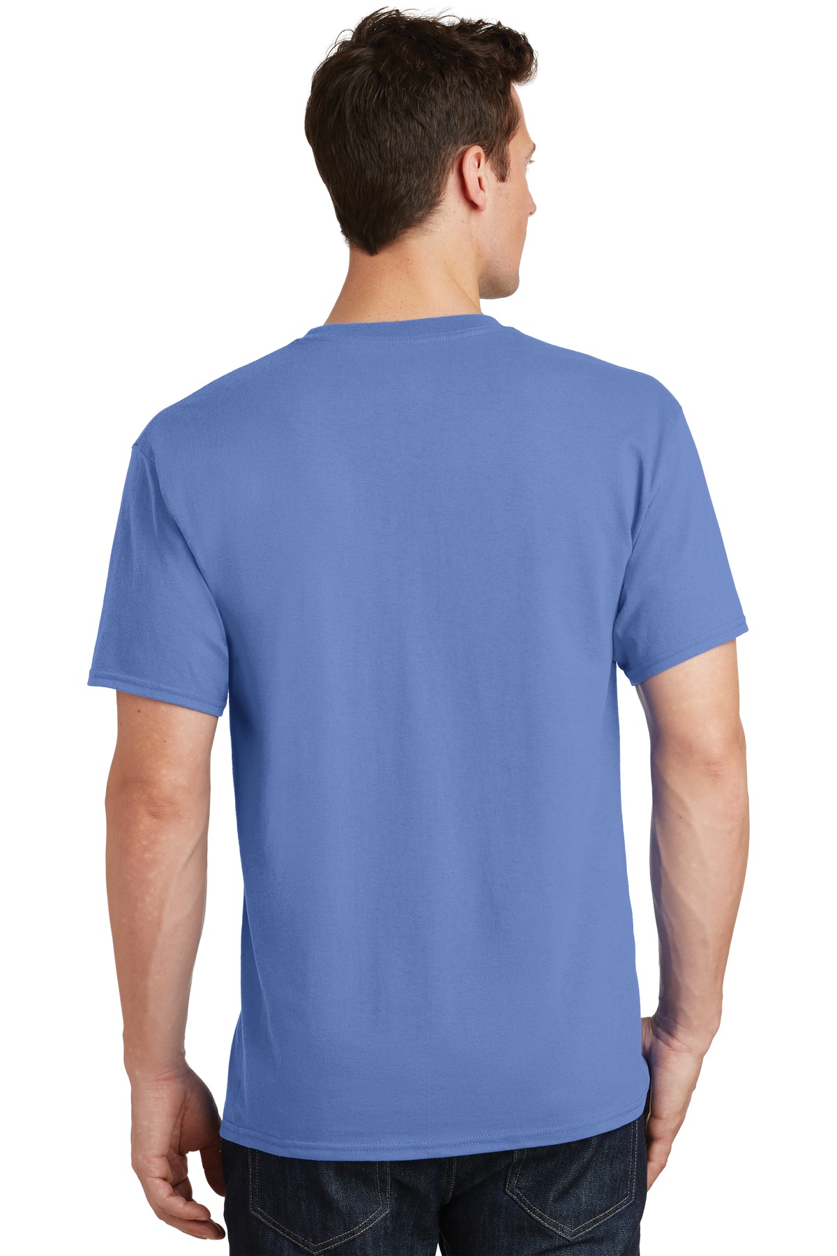 PC54 Port & Company Men's Core Cotton T-Shirt - Back Image