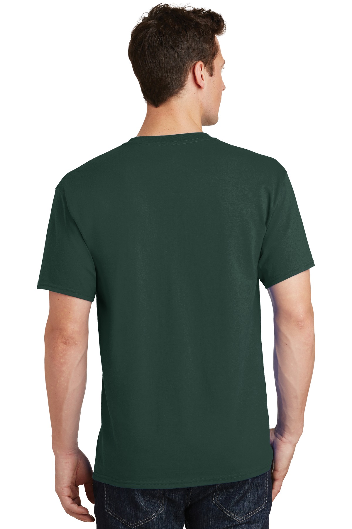 PC54 Port & Company Men's Core Cotton T-Shirt - Back Image