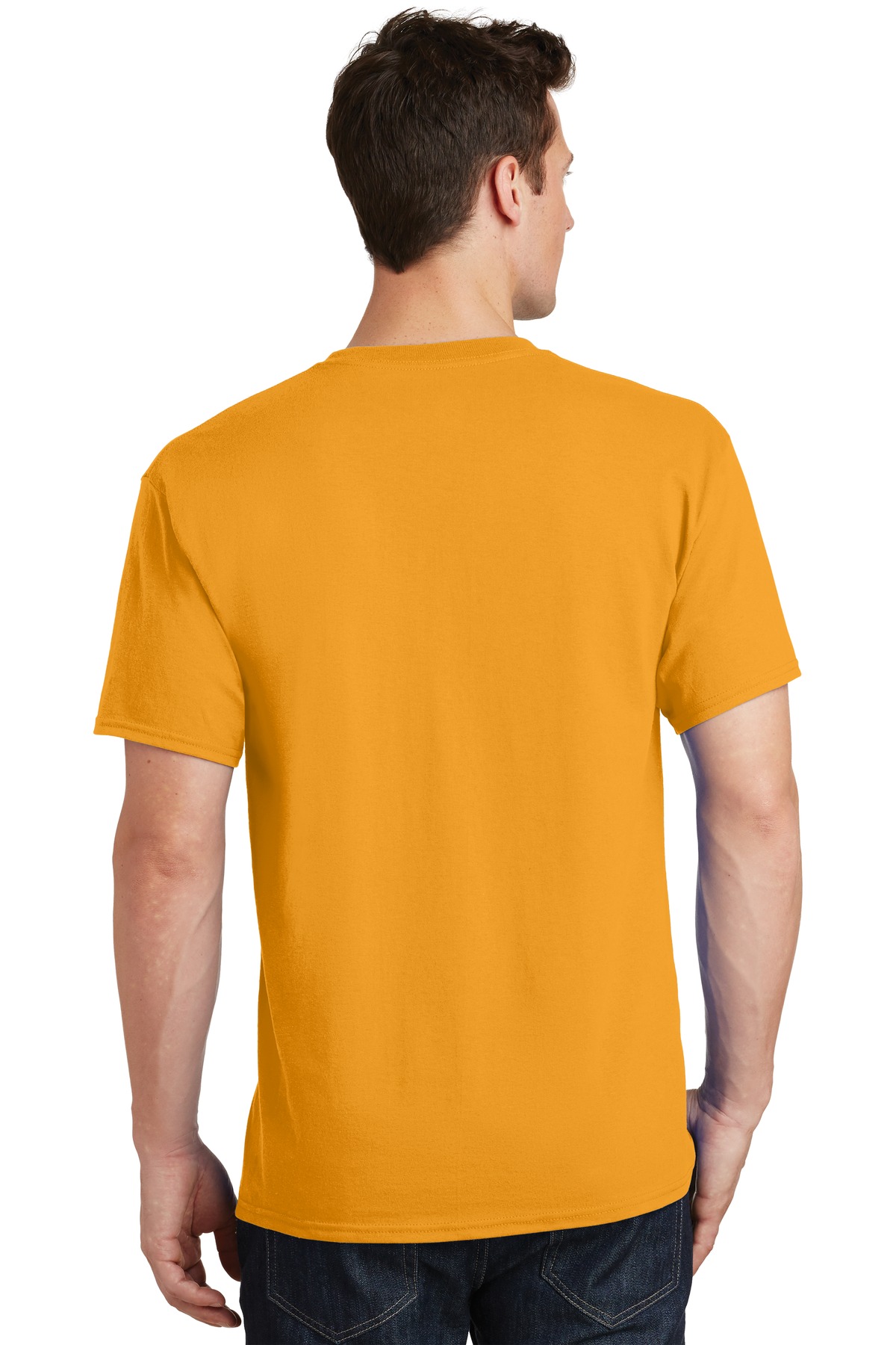 PC54 Port & Company Men's Core Cotton T-Shirt - Back Image