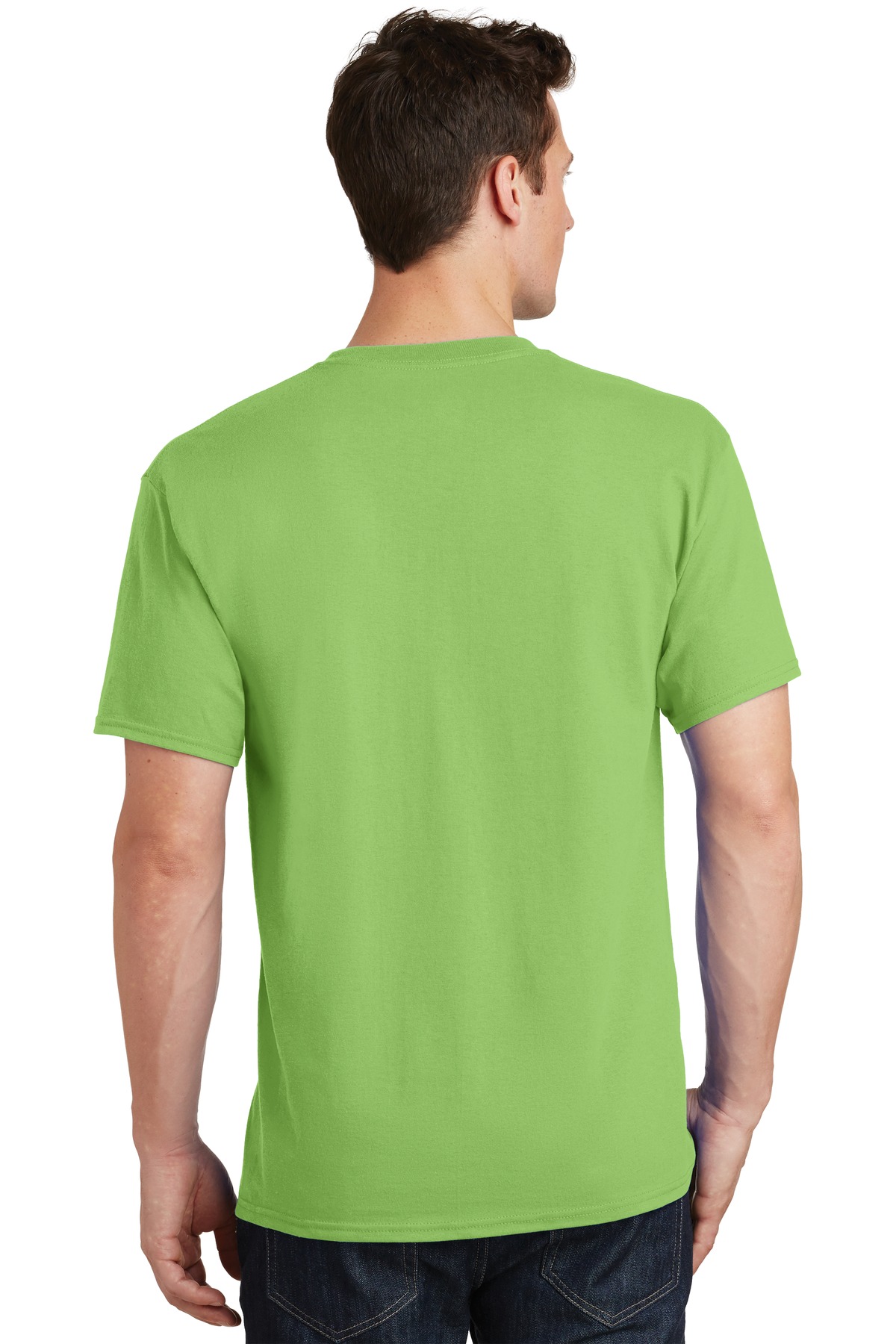 Port & Company PC54 Cotton Tee PC54 Port & Company Men's Core Cotton T-Shirt - Back Image