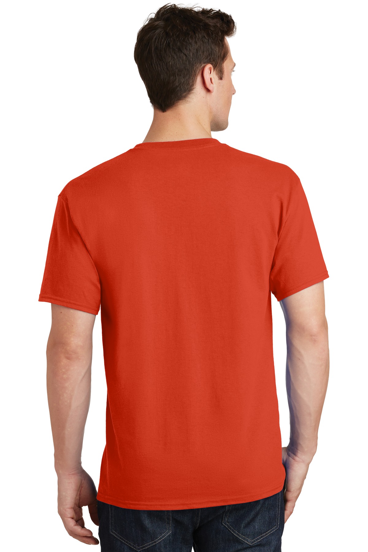 Port & Company PC54 Cotton Tee PC54 Port & Company Men's Core Cotton Short-Sleeve Tee - Back Image