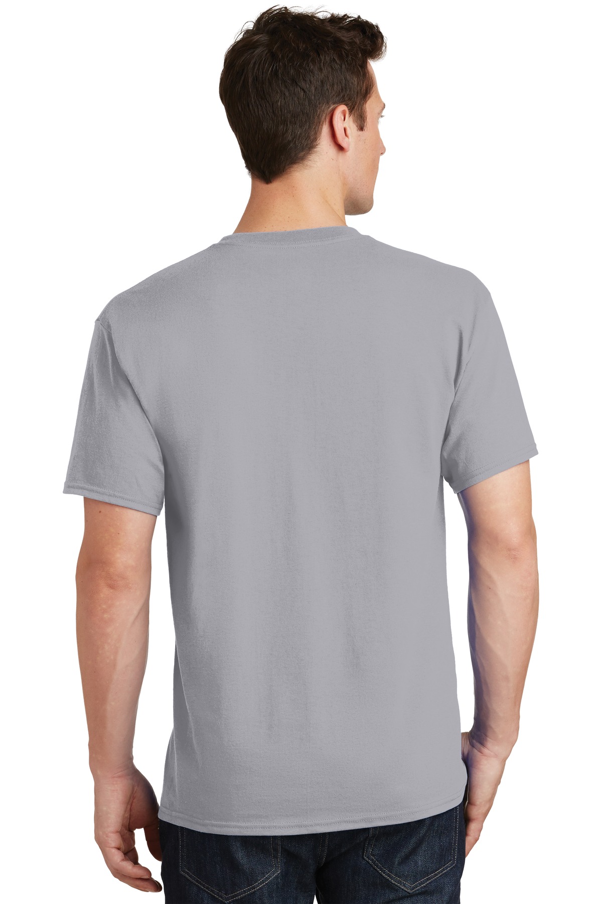 Port & Company PC54 Cotton Tee PC54 Port & Company Men's Core Cotton T-Shirt - Back Image
