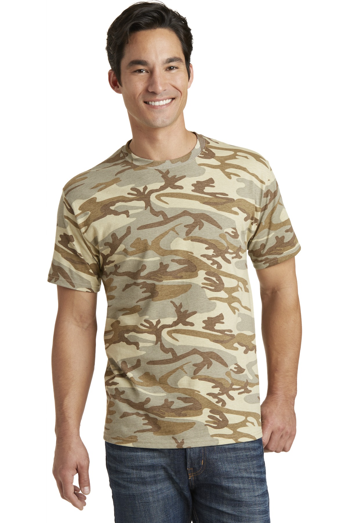 PC54C Port & Company Core Cotton Camo Tee.