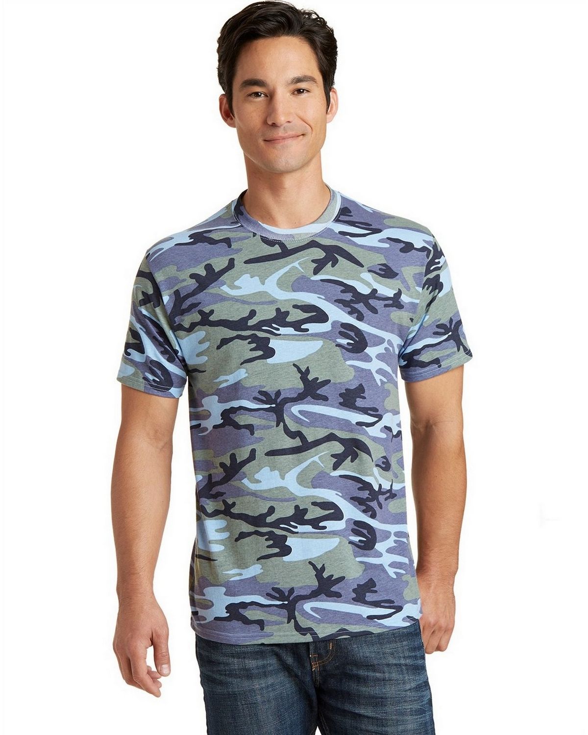 PC54C Port & Company Core Cotton Camo Tee.