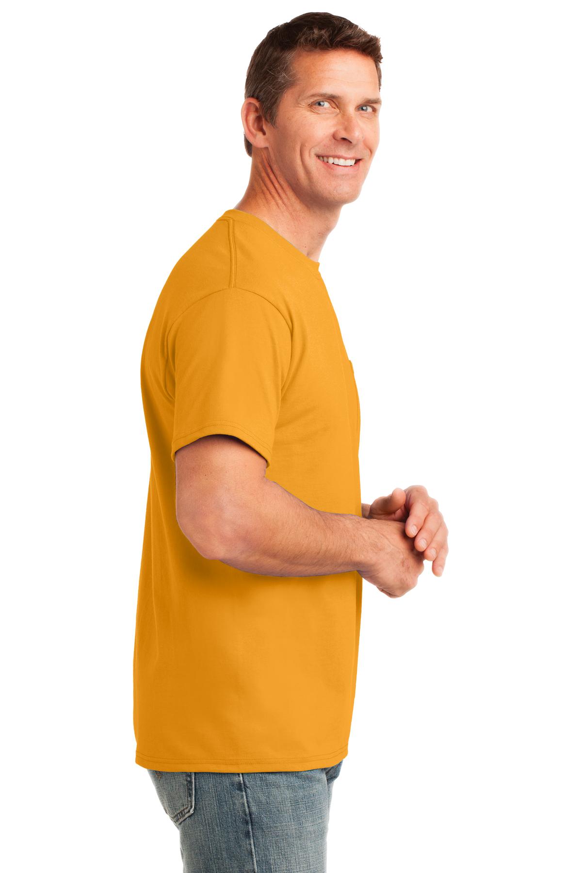 PC54P Port & Company Core Cotton Pocket Tee. PC54P Port & Company Core Cotton Pocket Tee. - Siide Image