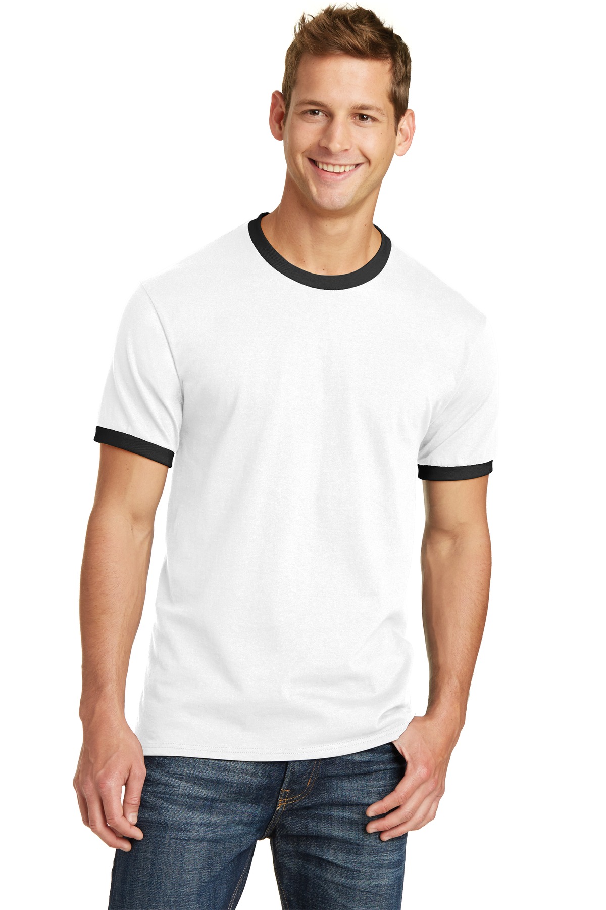 PC54R Port & Company Core Cotton Ringer Tee. PC54R Port & Company Core Cotton Ringer Tee.
