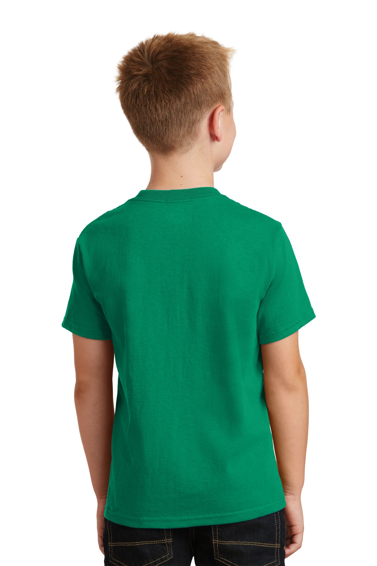 PC54Y Port & Company Youth Core Cotton Tee - Back Image