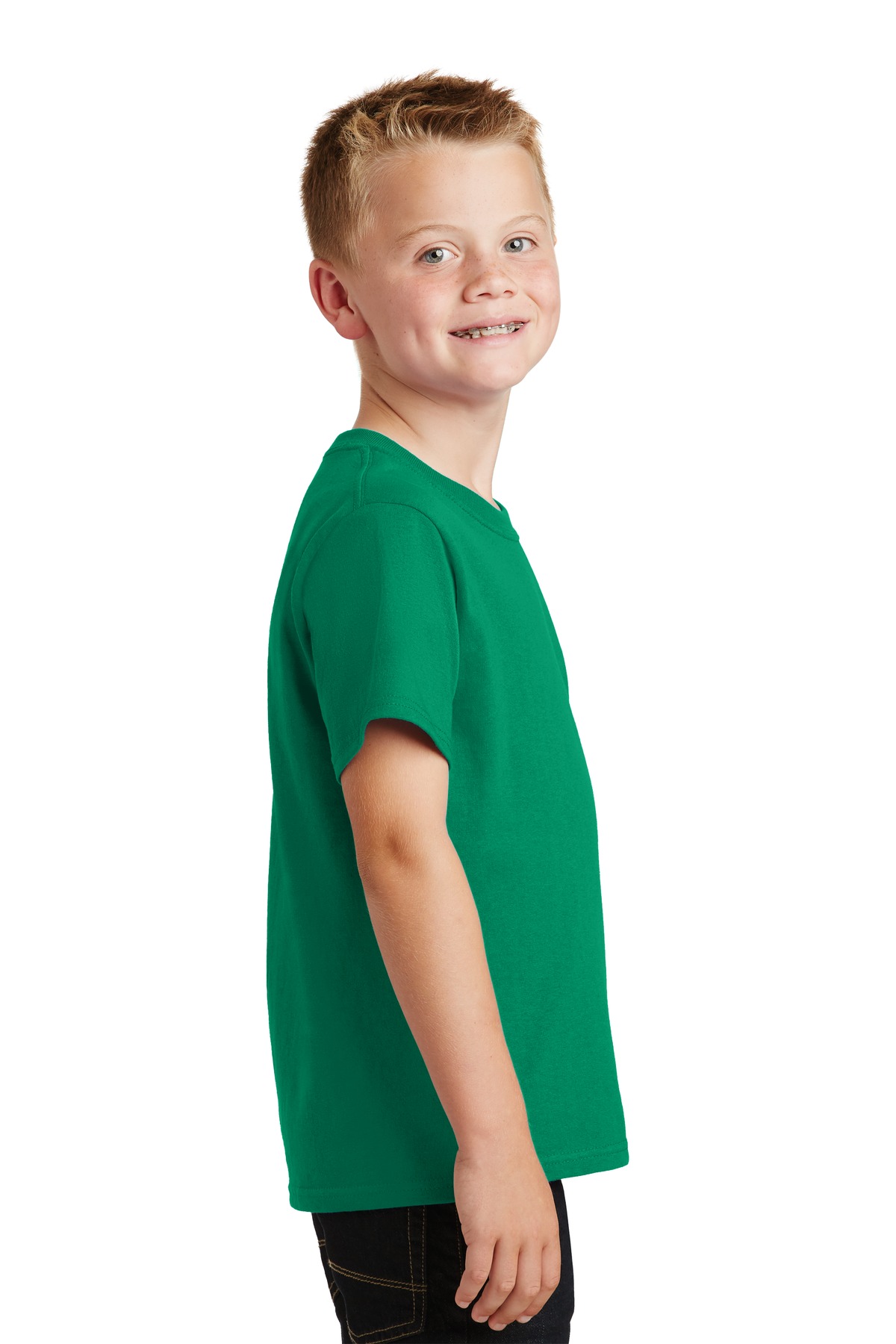 PC54Y Port & Company Youth Core Cotton Tee - Siide Image