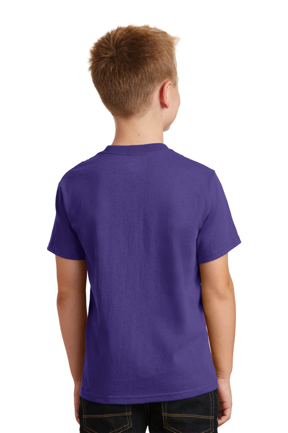 PC54Y Port & Company - Youth Core Cotton Tee. - Back Image
