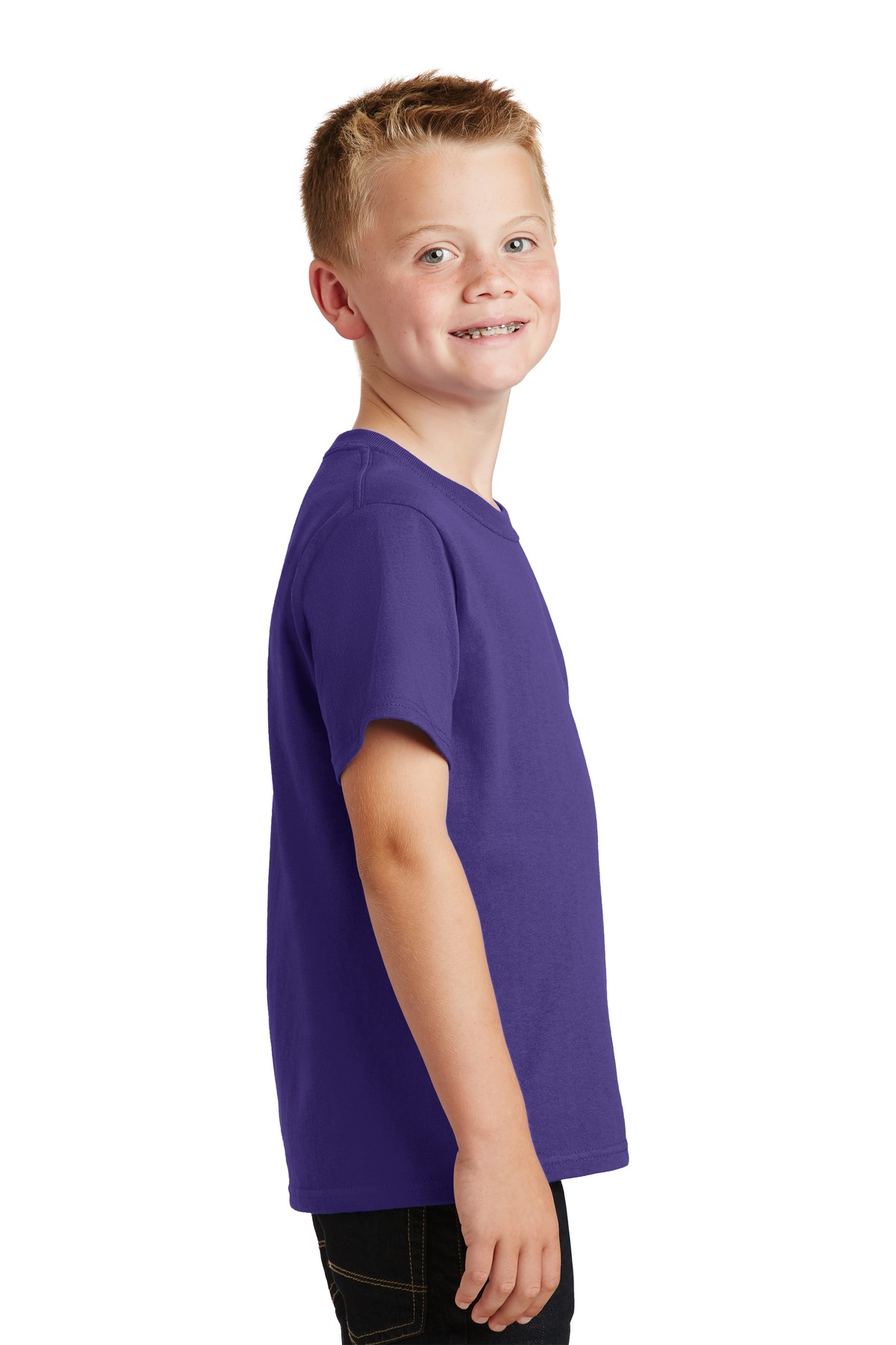 PC54Y Port & Company - Youth Core Cotton Tee. - Siide Image