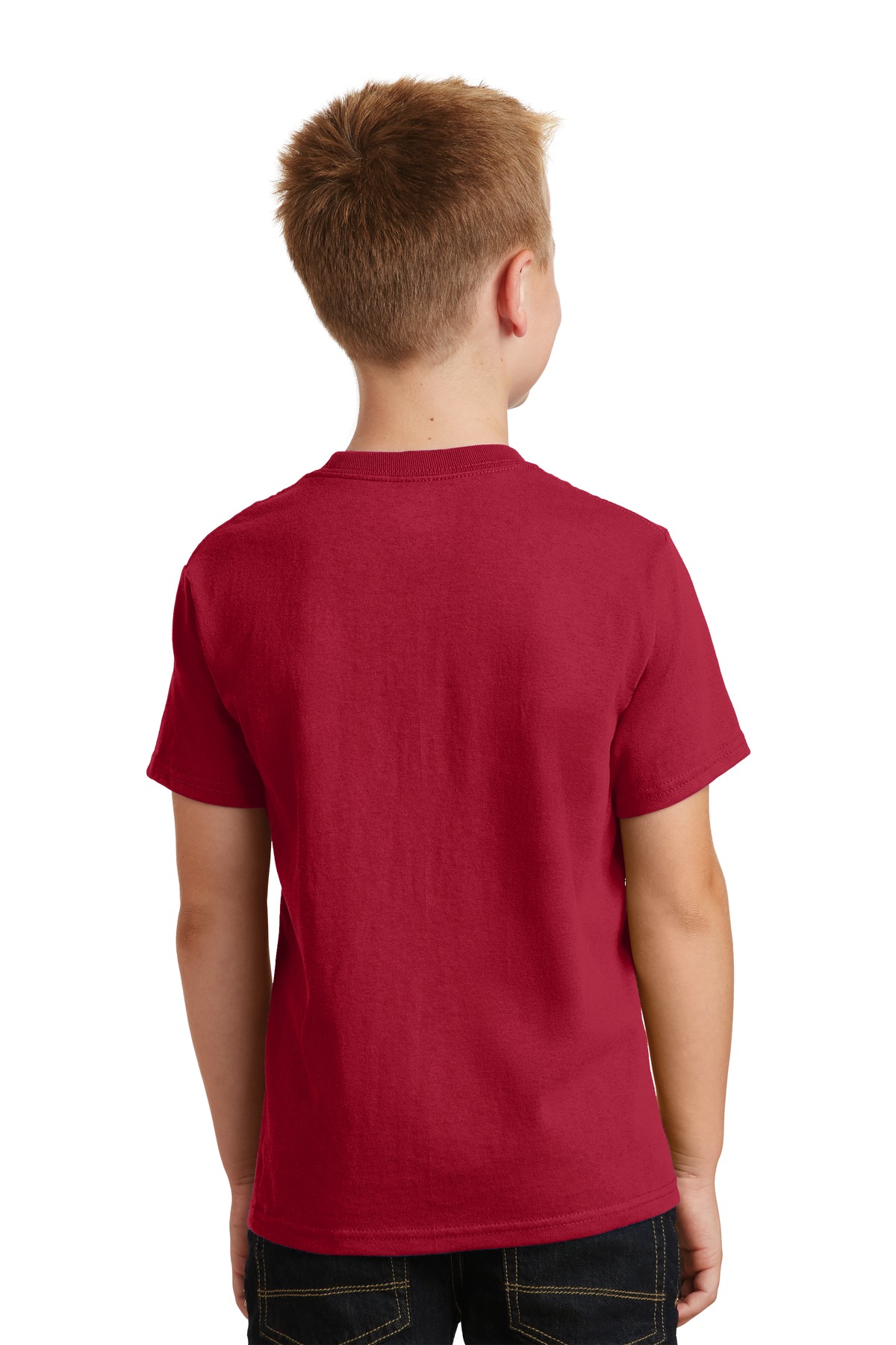 PC54Y Port & Company - Youth Core Cotton Tee. - Back Image
