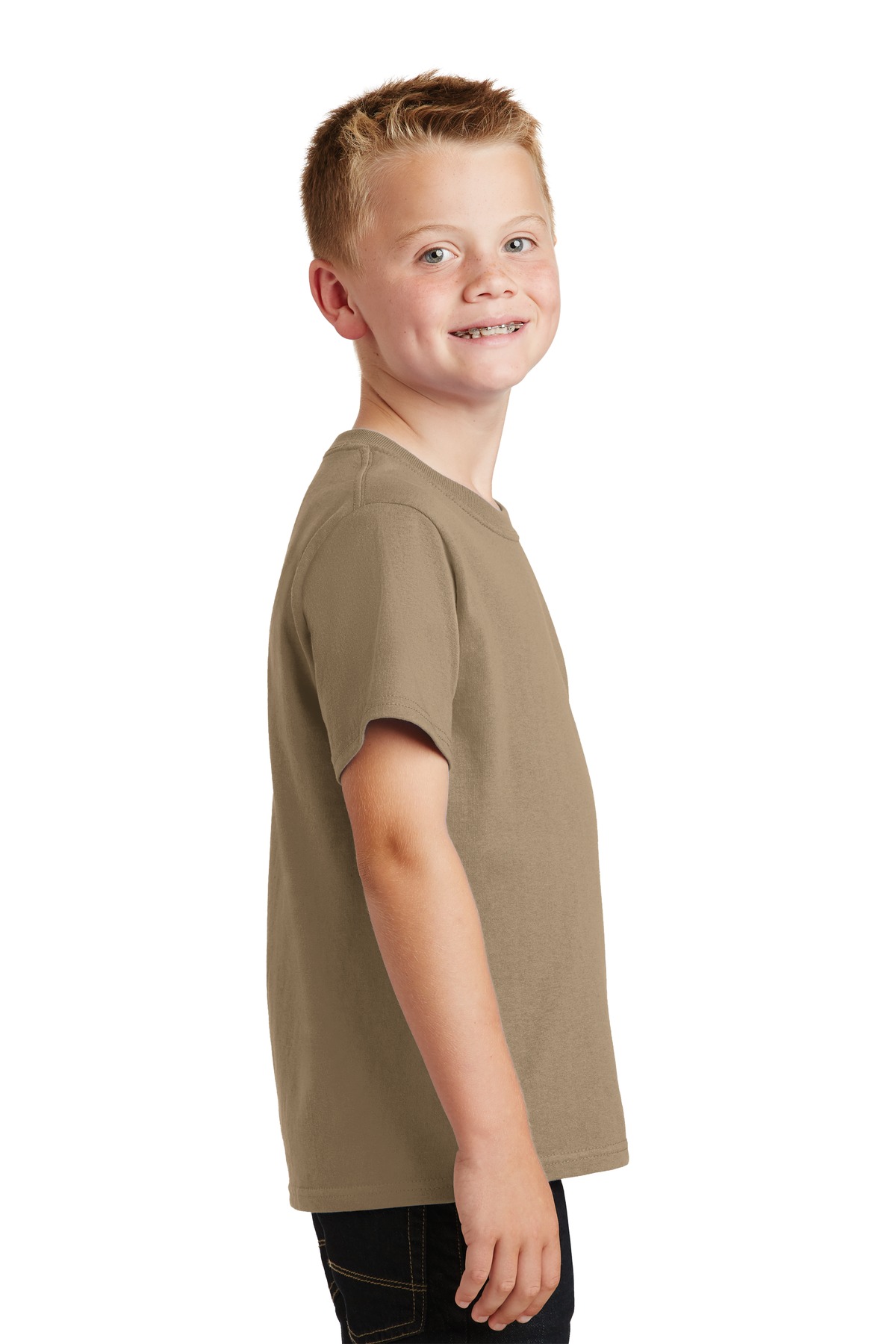 Port & Company Direct to Film (DTF) PC54Y - Youth Core Cotton Tee. - Siide Image