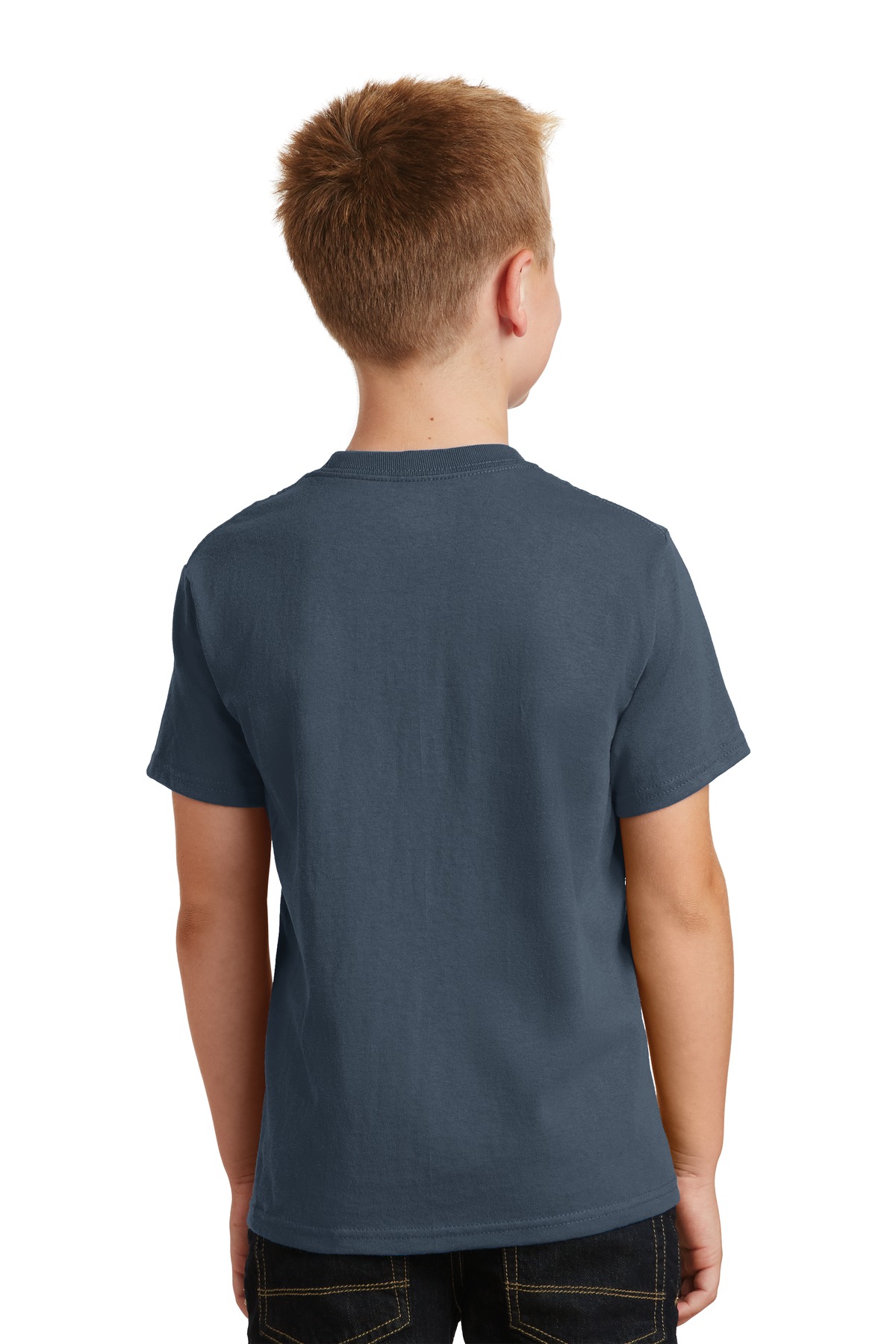 PC54Y Port & Company - Youth Core Cotton Tee. - Back Image